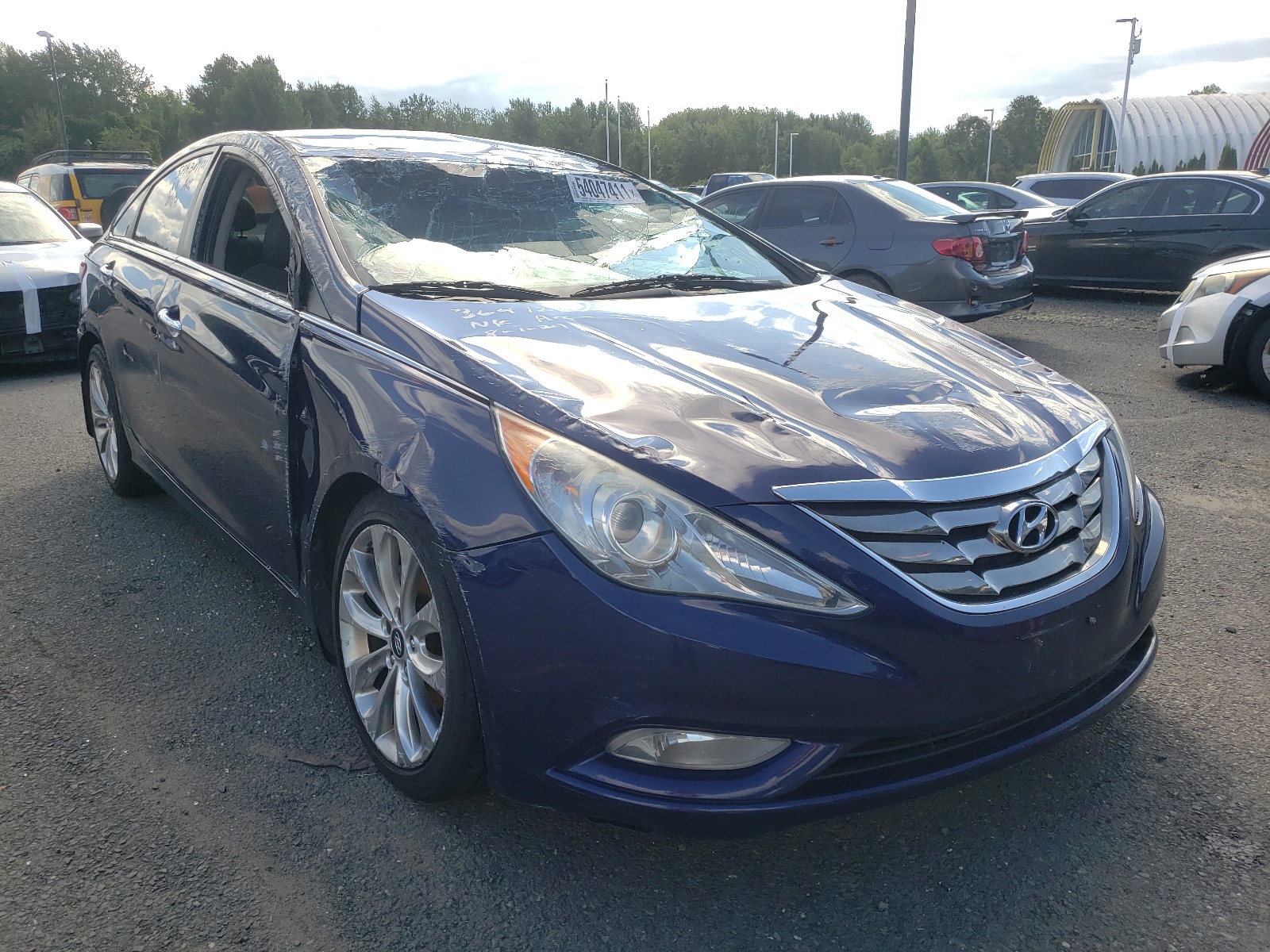 HYUNDAI SONATA SE 2013 with VIN 5NPEC4AC6DH766403 - Photo from auction