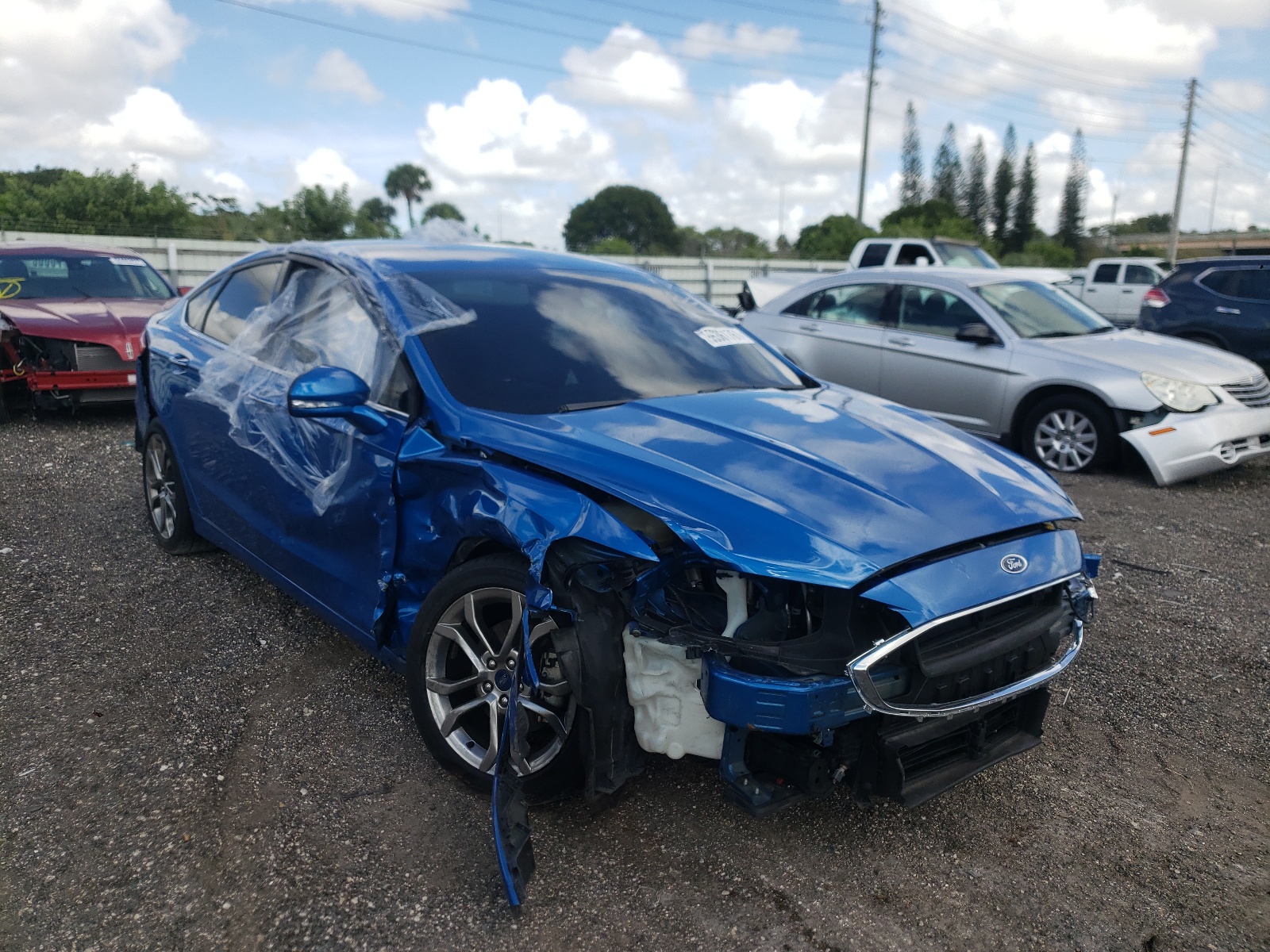 FORD FUSION SEL 2020 with VIN 3FA6P0CD6LR116933 - Photo from auction