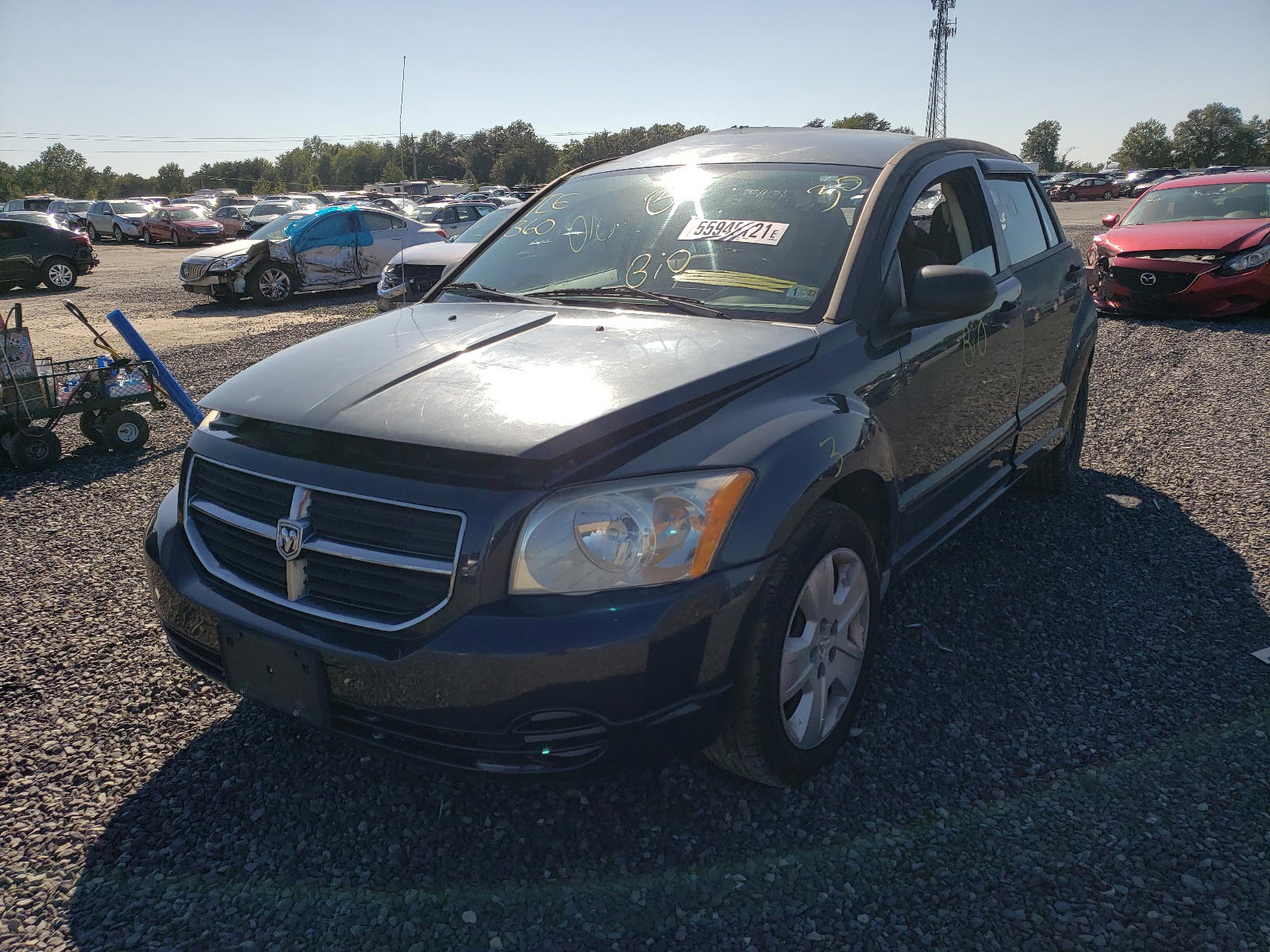 Photo 2 from auction – 2007 DODGE CALIBER SX with VIN 1B3HB48B97D354002