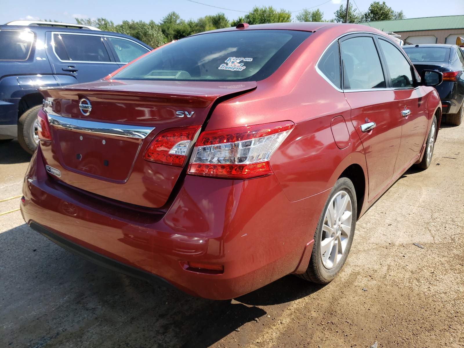 Photo 4 from auction – 2015 NISSAN SENTRA S with VIN 3N1AB7AP1FY292990