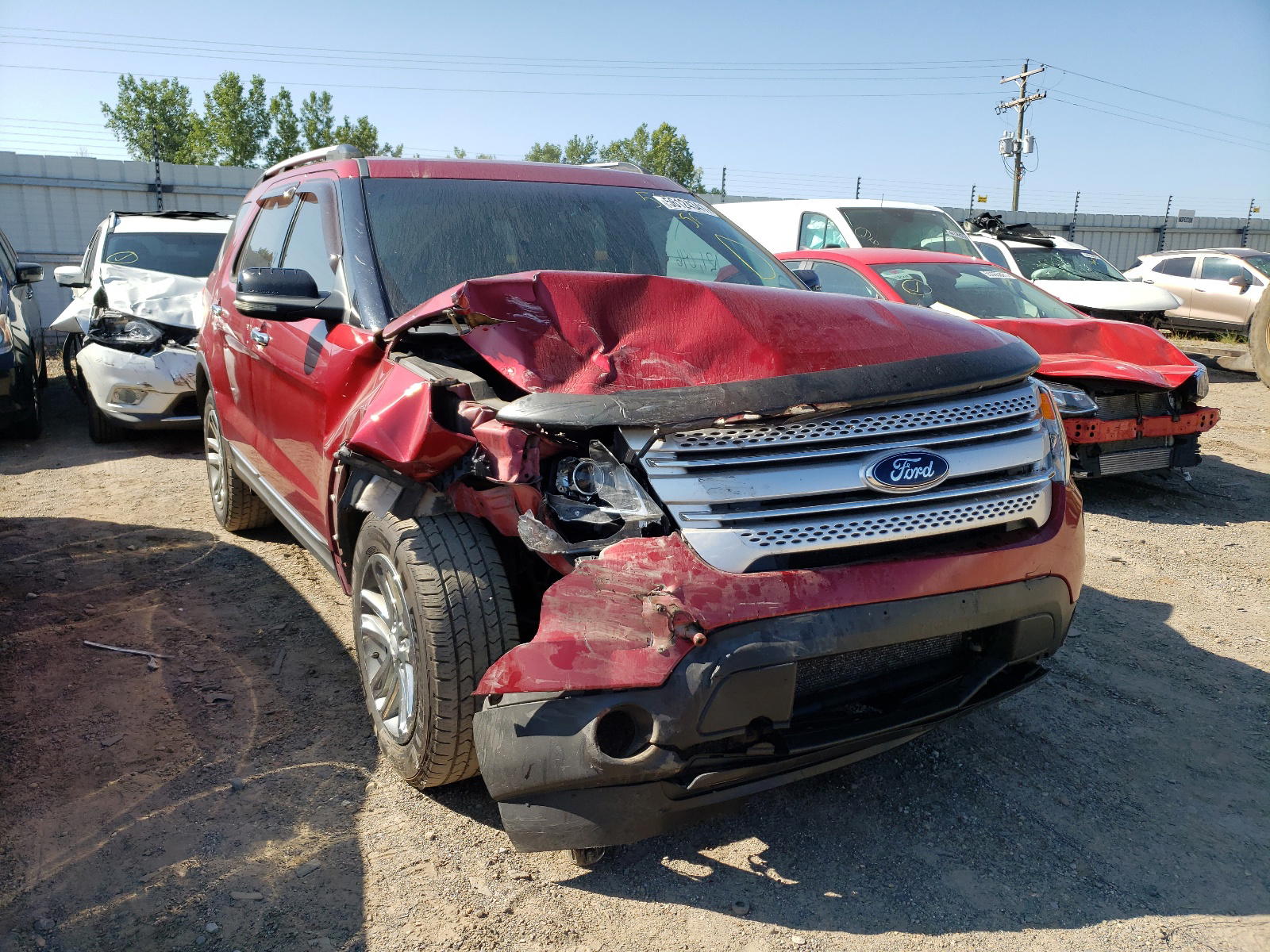 FORD EXPLORER X 2013 with VIN 1FM5K8D86DGA19059 - Photo from auction