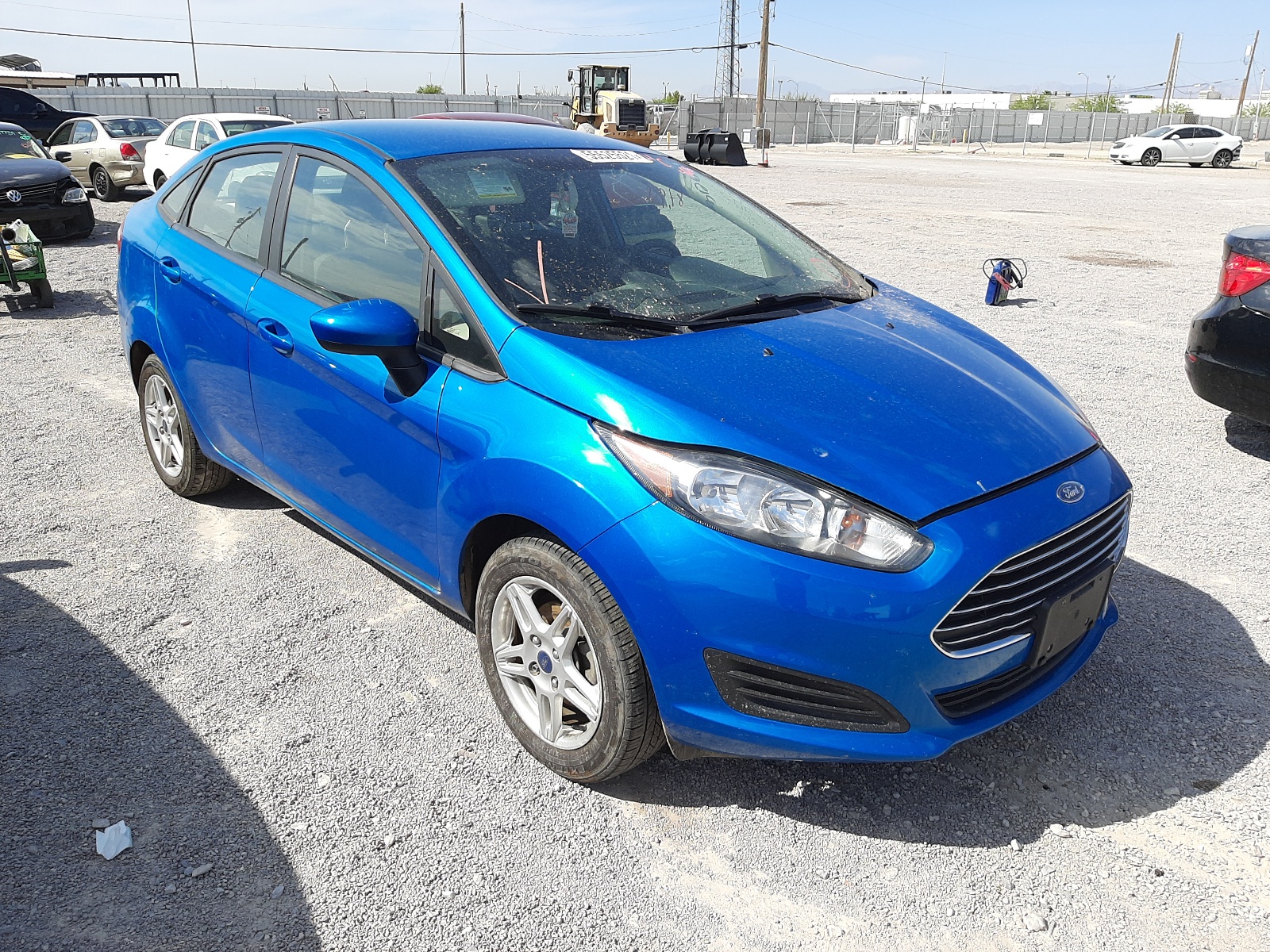 FORD FIESTA SE 2017 with VIN 3FADP4BJ9HM125443 - Photo from auction