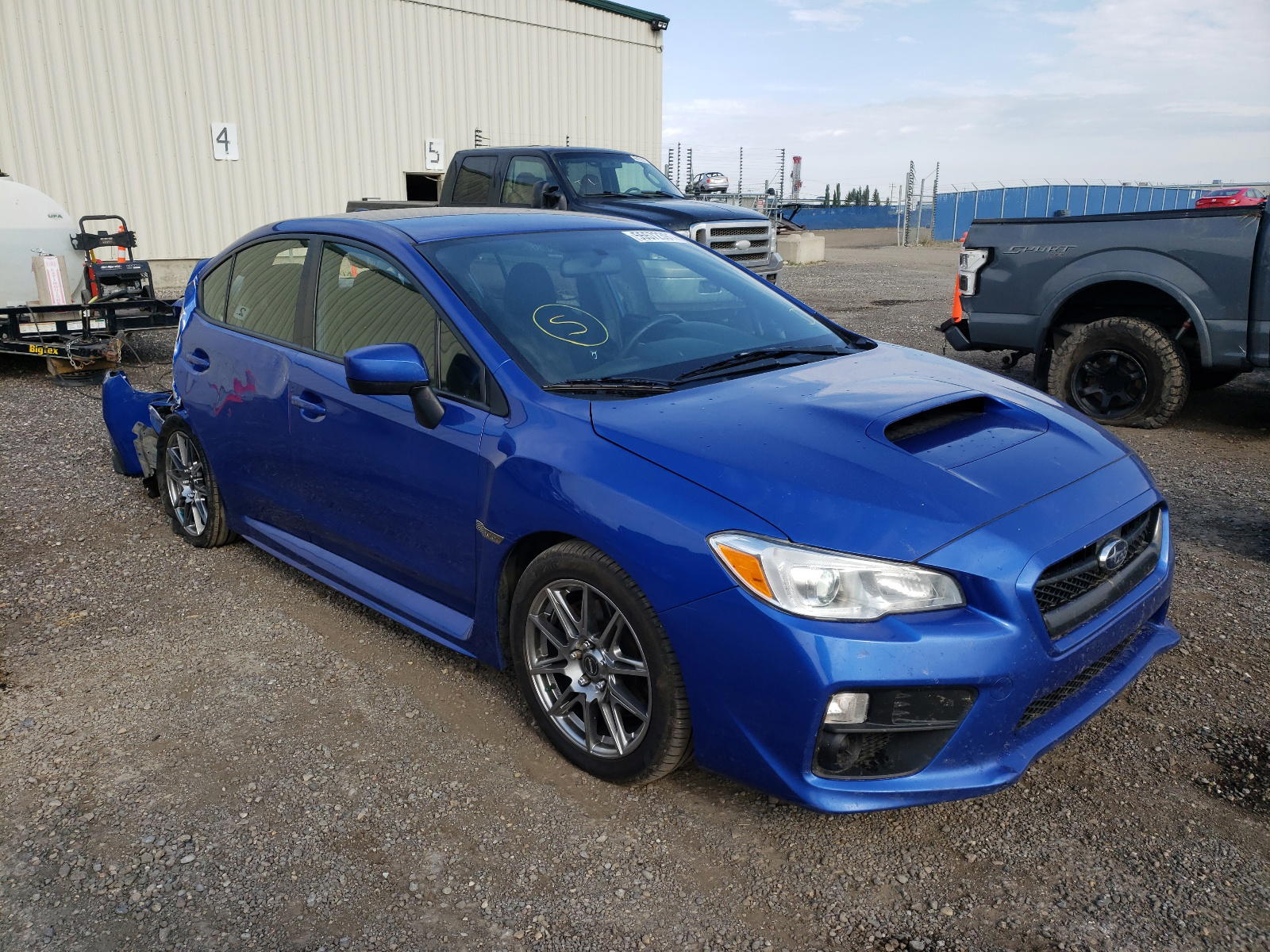 SUBARU WRX 2017 with VIN JF1VA1A66H8814782 - Photo from auction