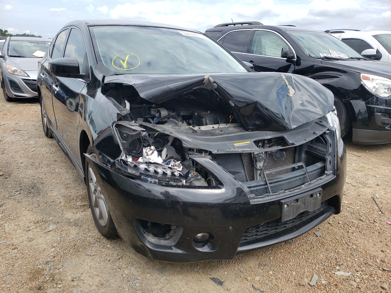 Photo 9 from auction – 2013 NISSAN SENTRA S with VIN 3N1AB7AP3DL787430