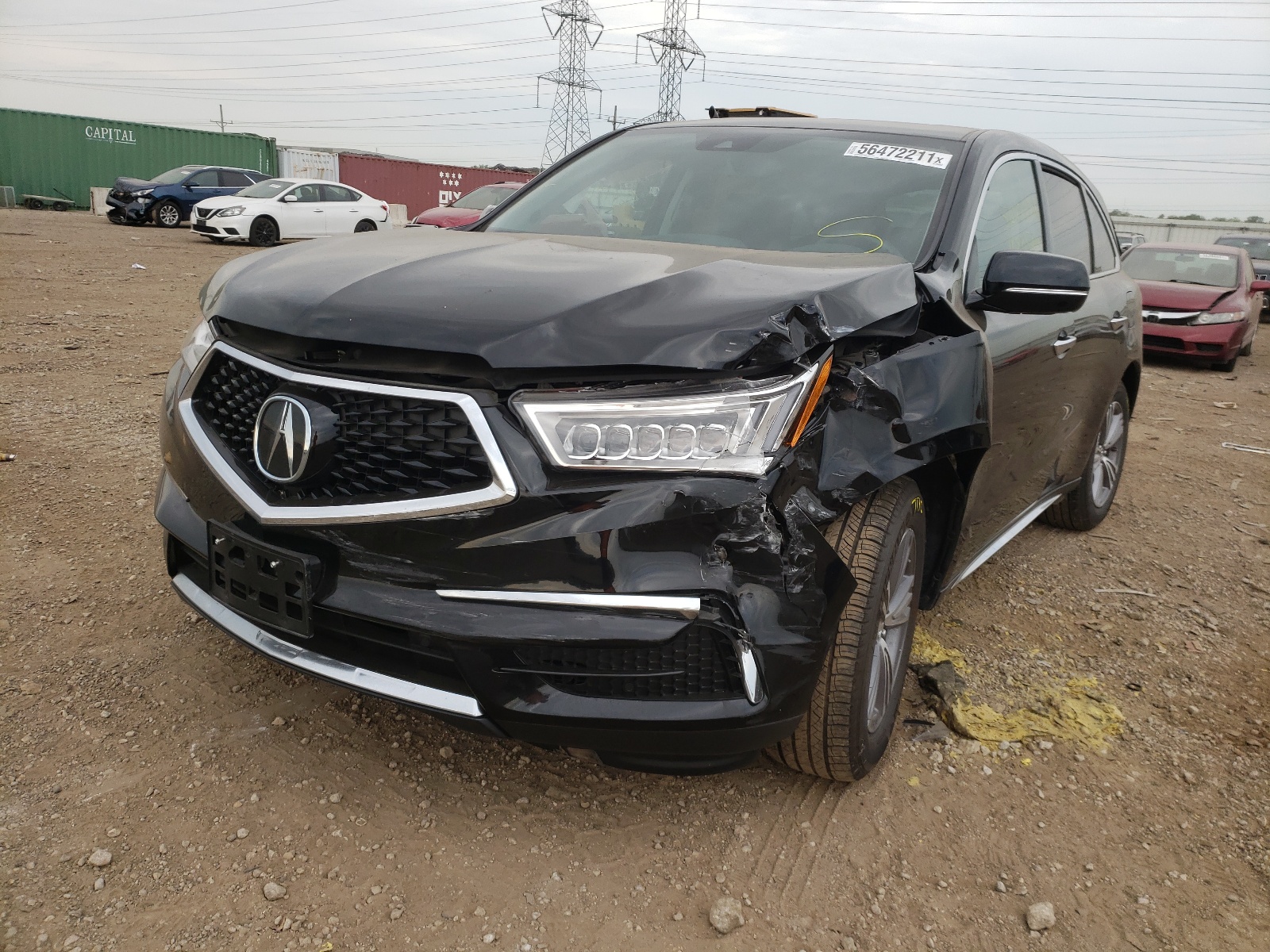 Photo 2 from auction – 2020 ACURA MDX with VIN 5J8YD4H33LL031499