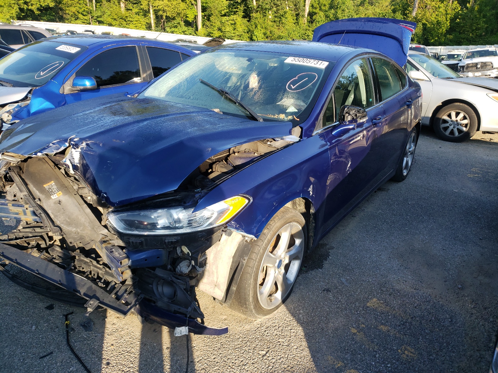 Photo 2 from auction – 2014 FORD FUSION SE with VIN 3FA6P0H73ER134683