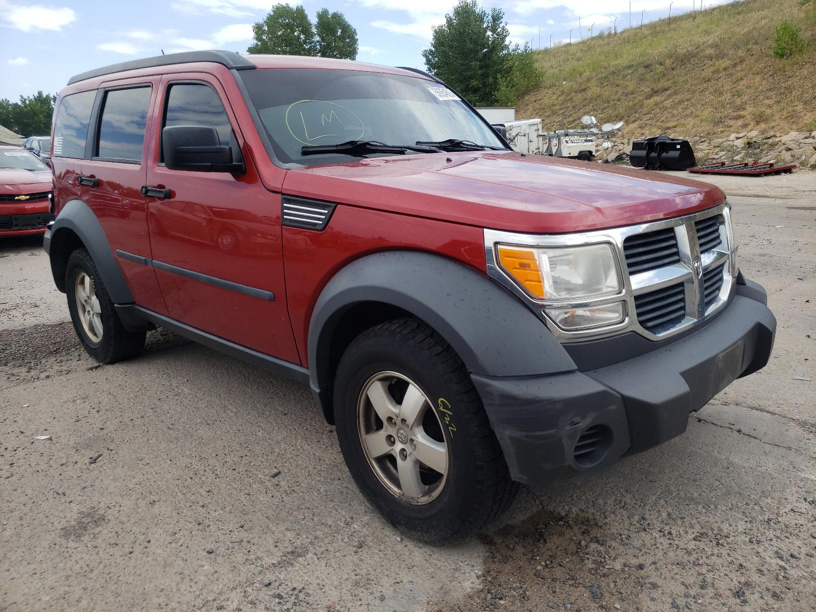 DODGE NITRO SXT 2008 with VIN 1D8GU28K98W115050 - Photo from auction