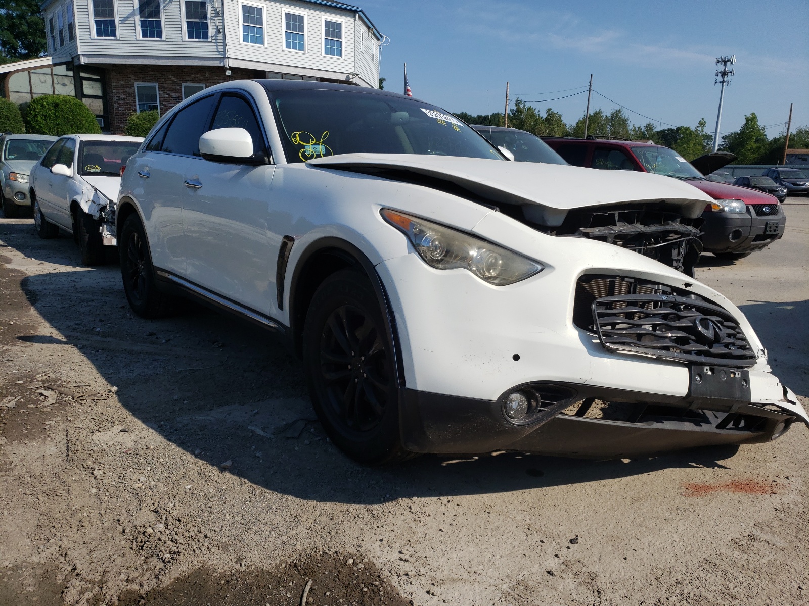 INFINITI FX35 2011 with VIN JN8AS1MW9BM730458 - Photo from auction