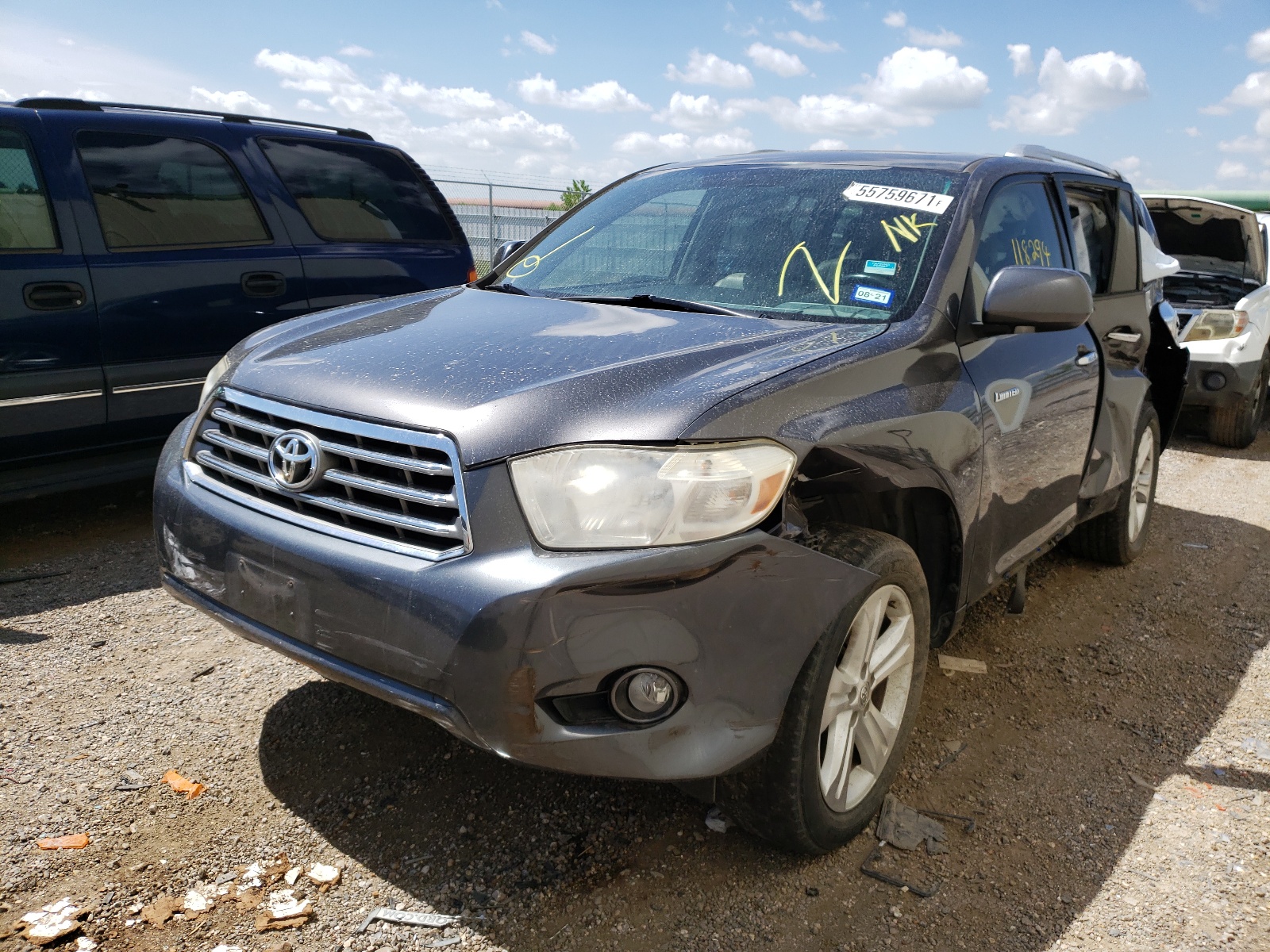 Photo 2 from auction – 2010 TOYOTA HIGHLANDER with VIN 5TDYK3EHXAS009039