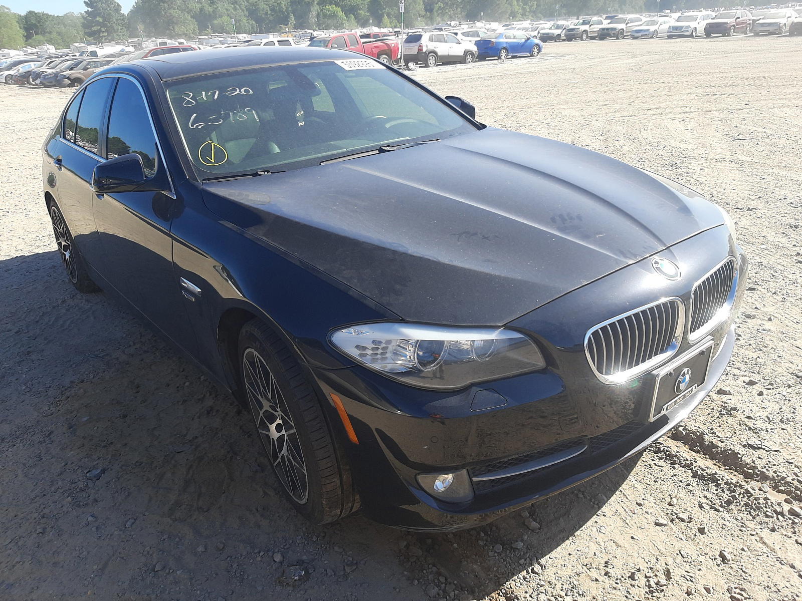 BMW 528 XI 2012 with VIN WBAXH5C50CDW05836 - Photo from auction