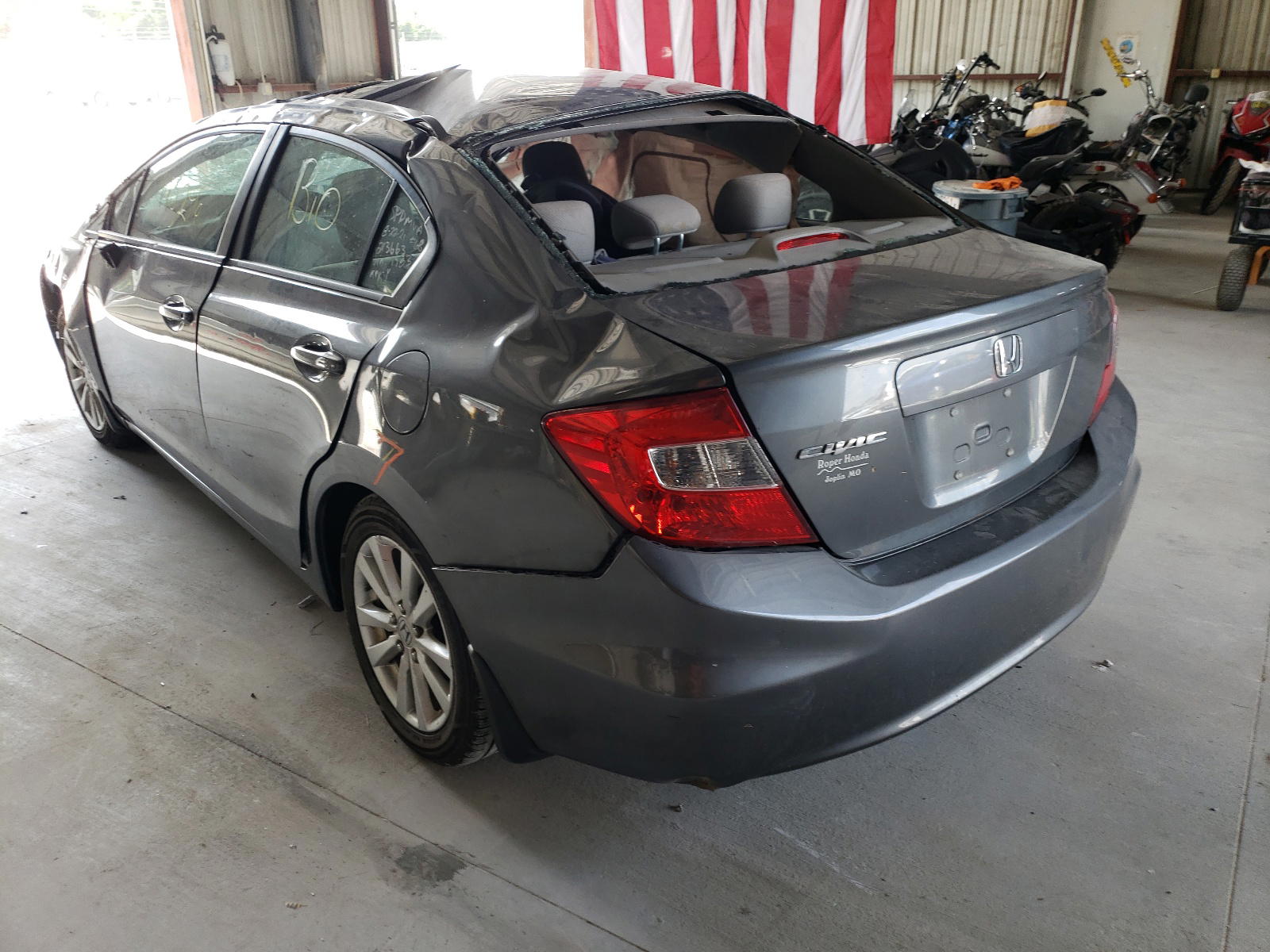 Photo 3 from auction – 2012 HONDA CIVIC EX with VIN 19XFB2F85CE001783