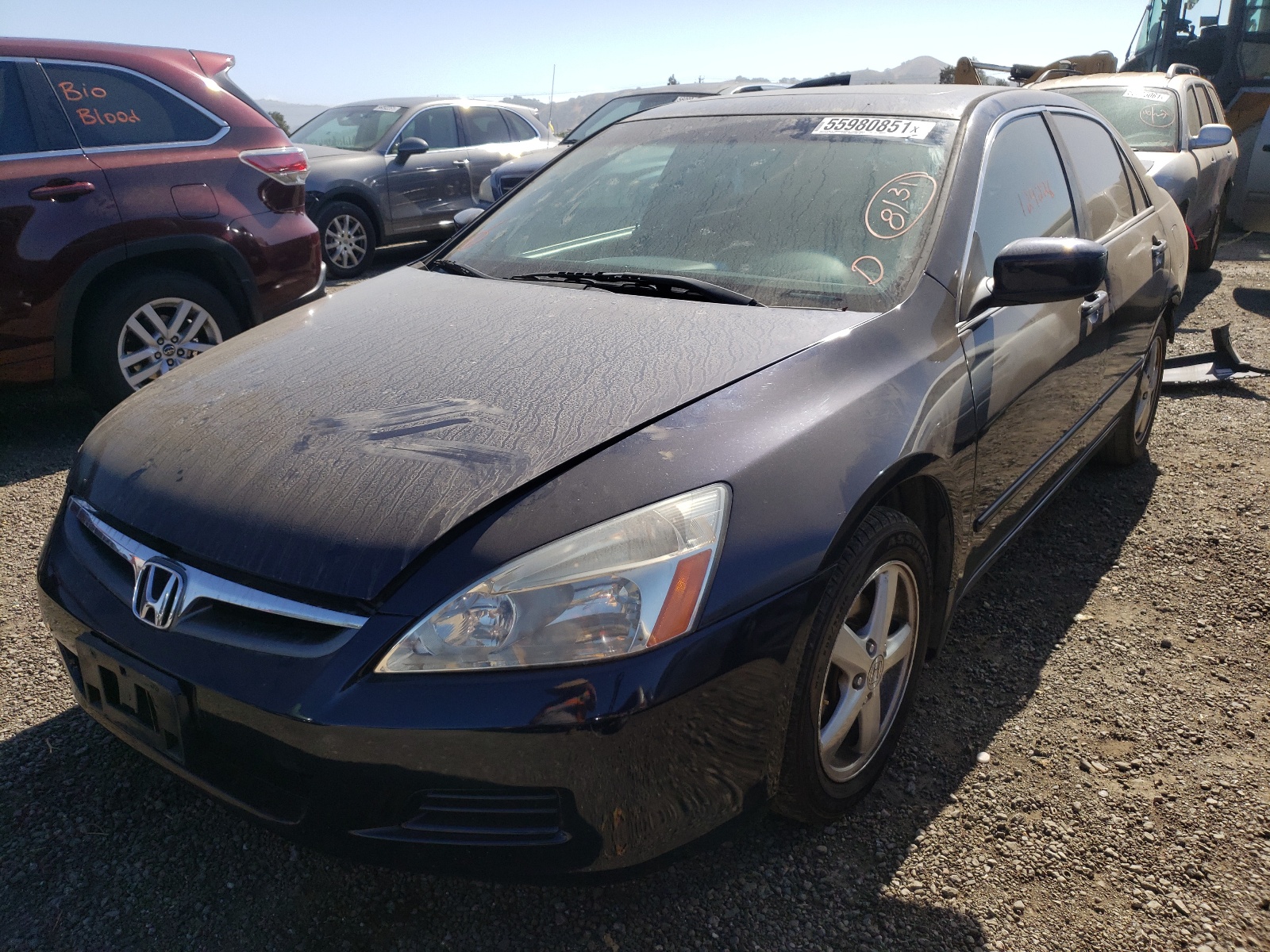 Photo 2 from auction – 2006 HONDA ACCORD with VIN 1HGCM56886A021680