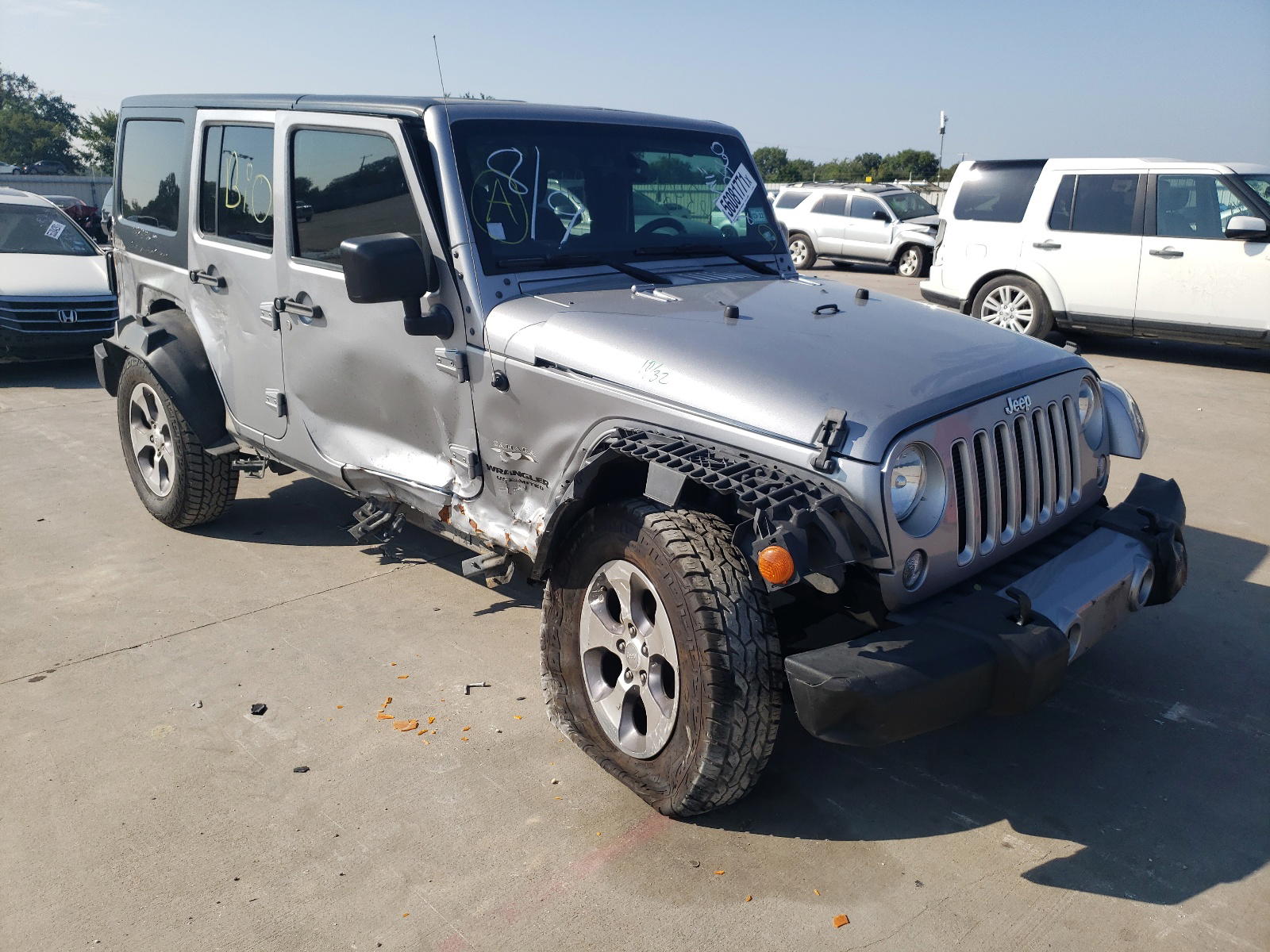 JEEP WRANGLER U 2016 with VIN 1C4BJWEG3GL122990 - Photo from auction