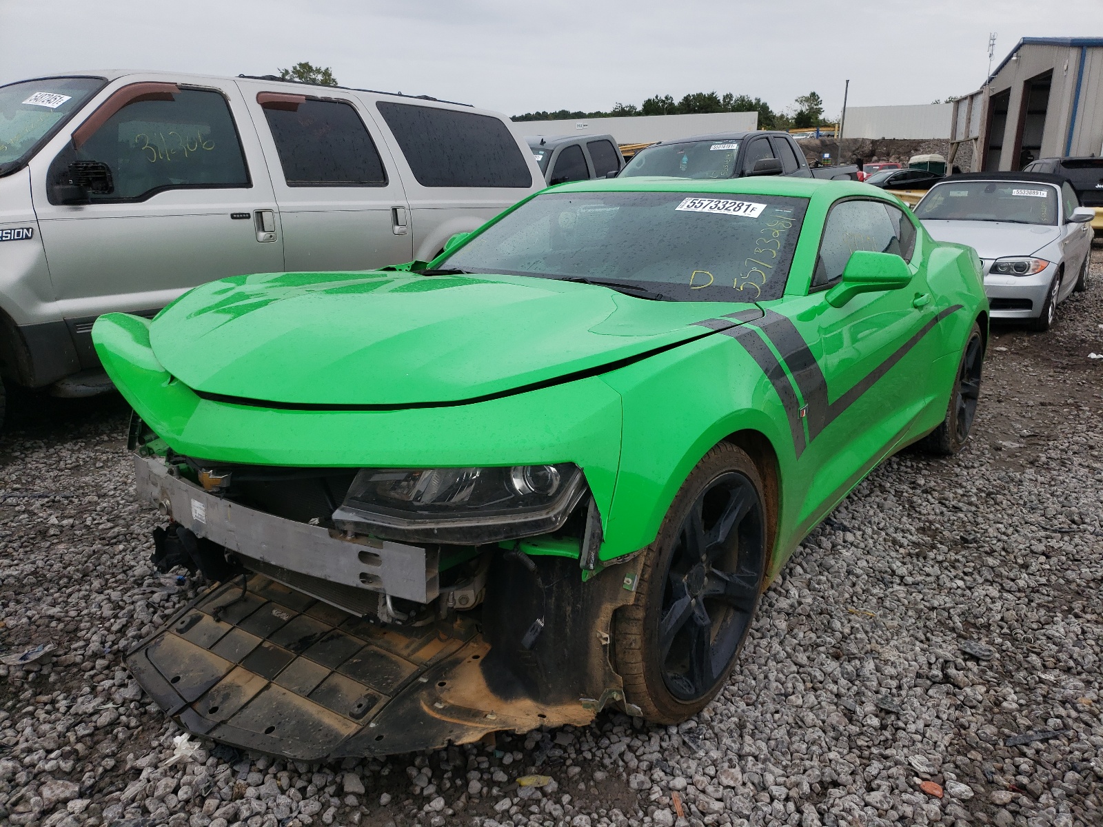 Photo 2 from auction – 2017 CHEVROLET CAMARO LT with VIN 1G1FB1RX8H0190063