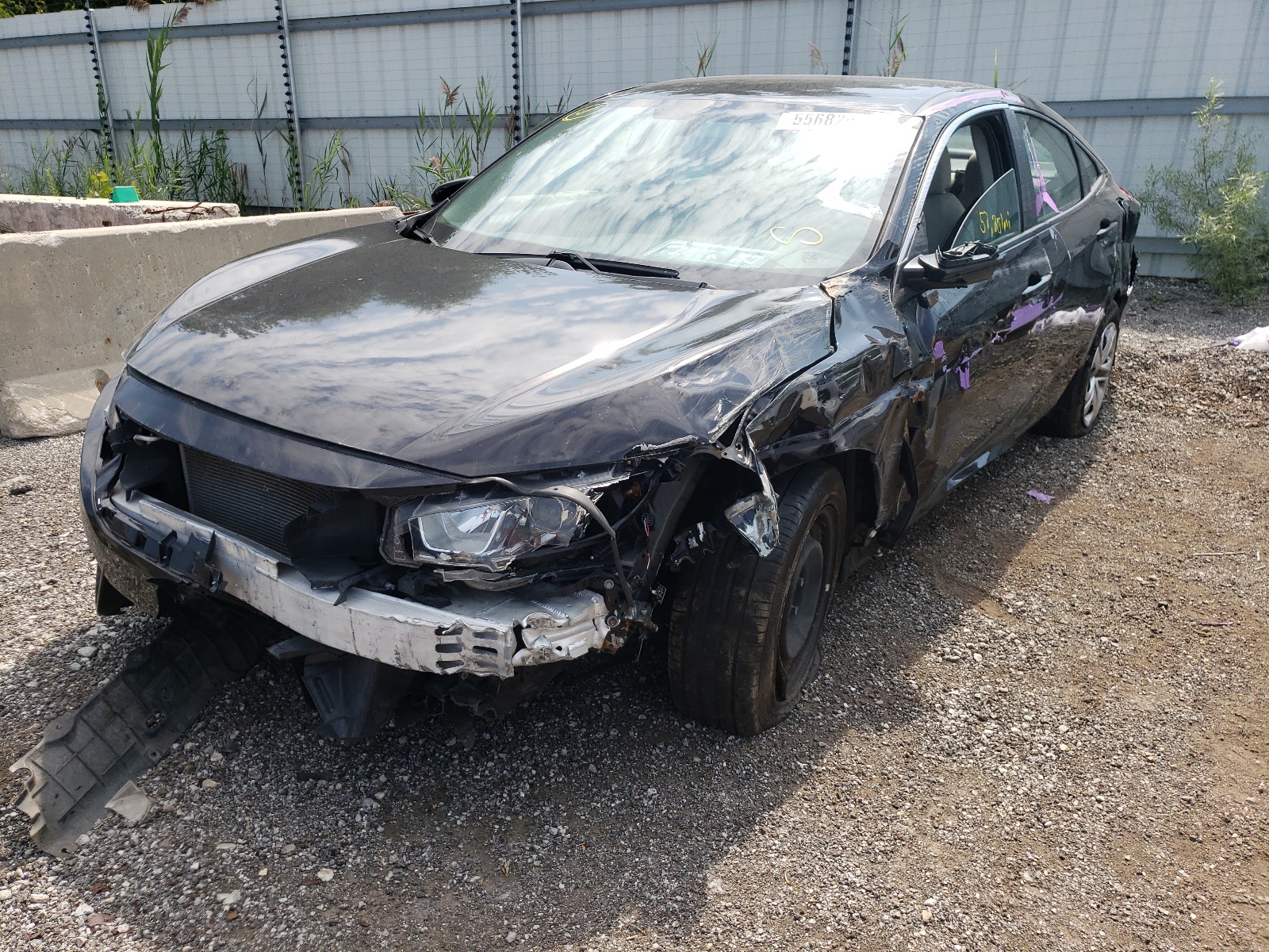 Photo 2 from auction – 2016 HONDA CIVIC LX with VIN 19XFC2F53GE082338