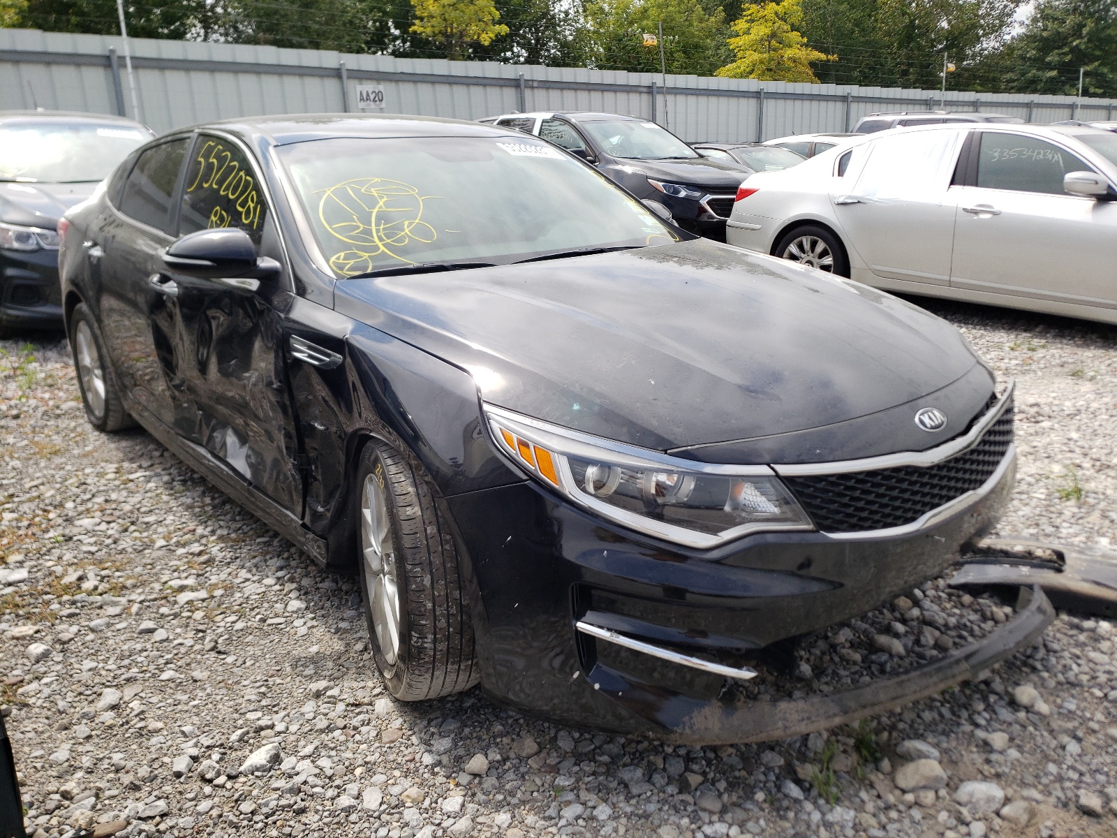 Photo 1 from auction – 2018 KIA OPTIMA LX with VIN 5XXGT4L32JG255106