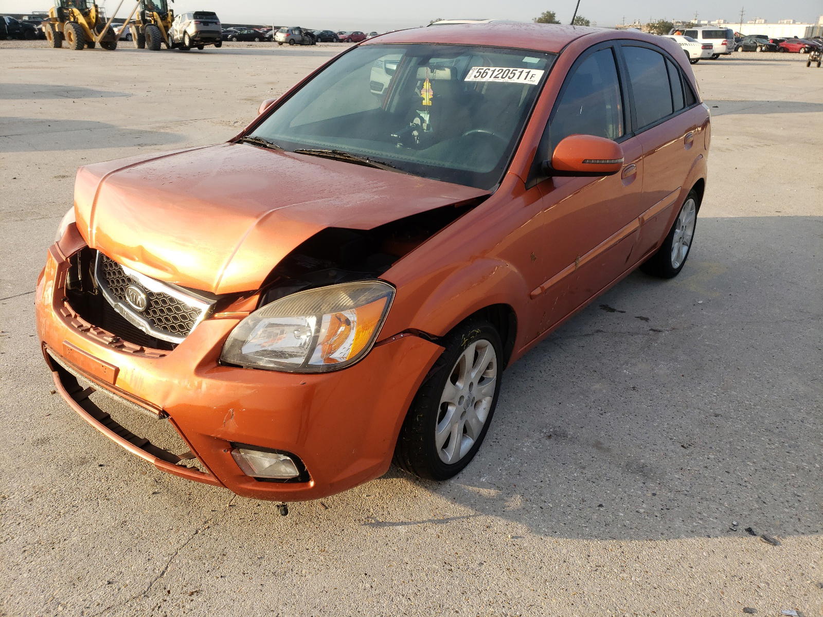 Photo 2 from auction – 2010 KIA RIO LX with VIN KNADH5A33A6650792