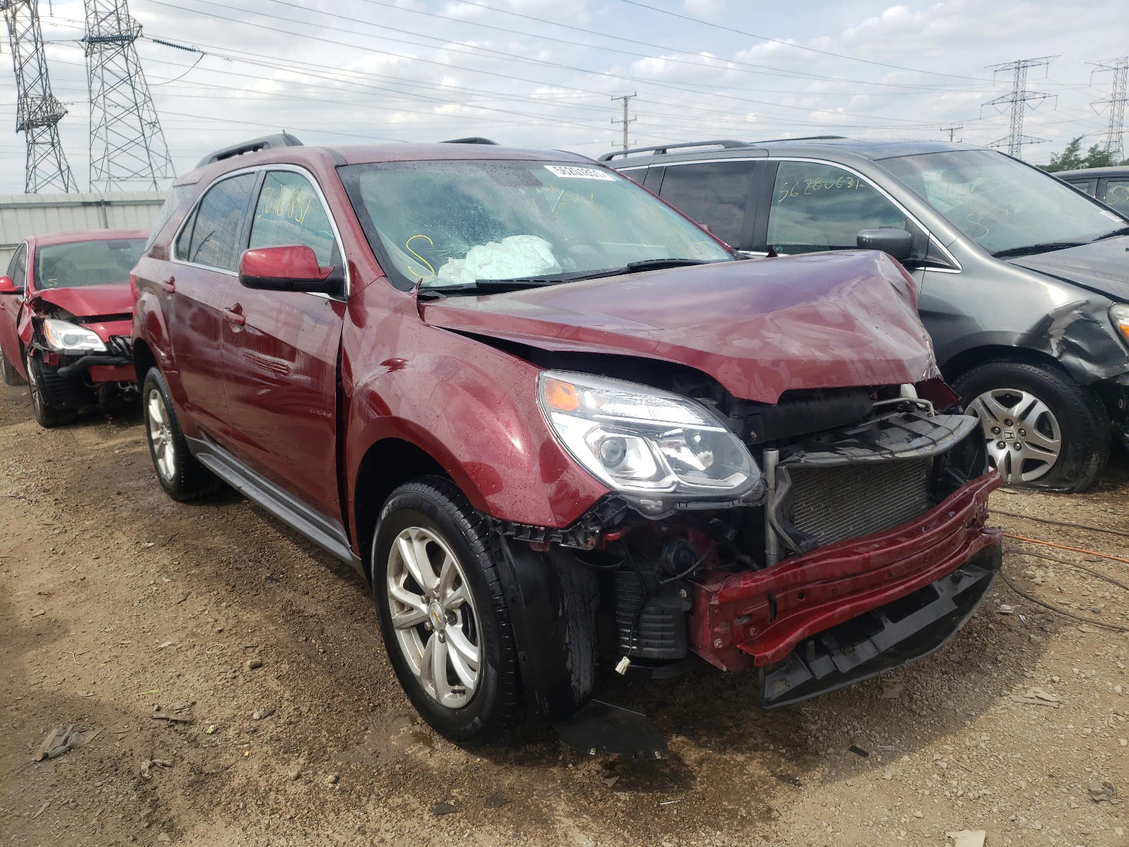 CHEVROLET EQUINOX LT 2017 with VIN 2GNALCEK2H1577563 - Photo from auction
