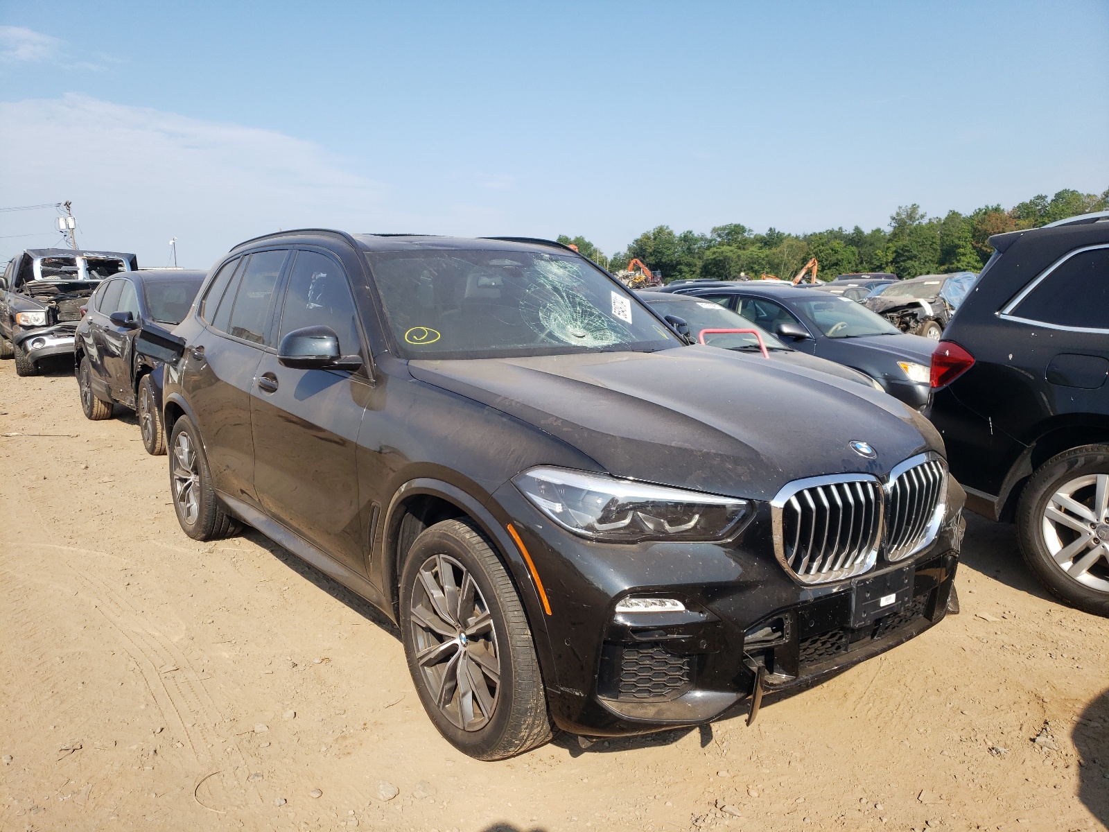 BMW X5 XDRIVE4 2019 with VIN 5UXCR6C58KLL21295 - Photo from auction