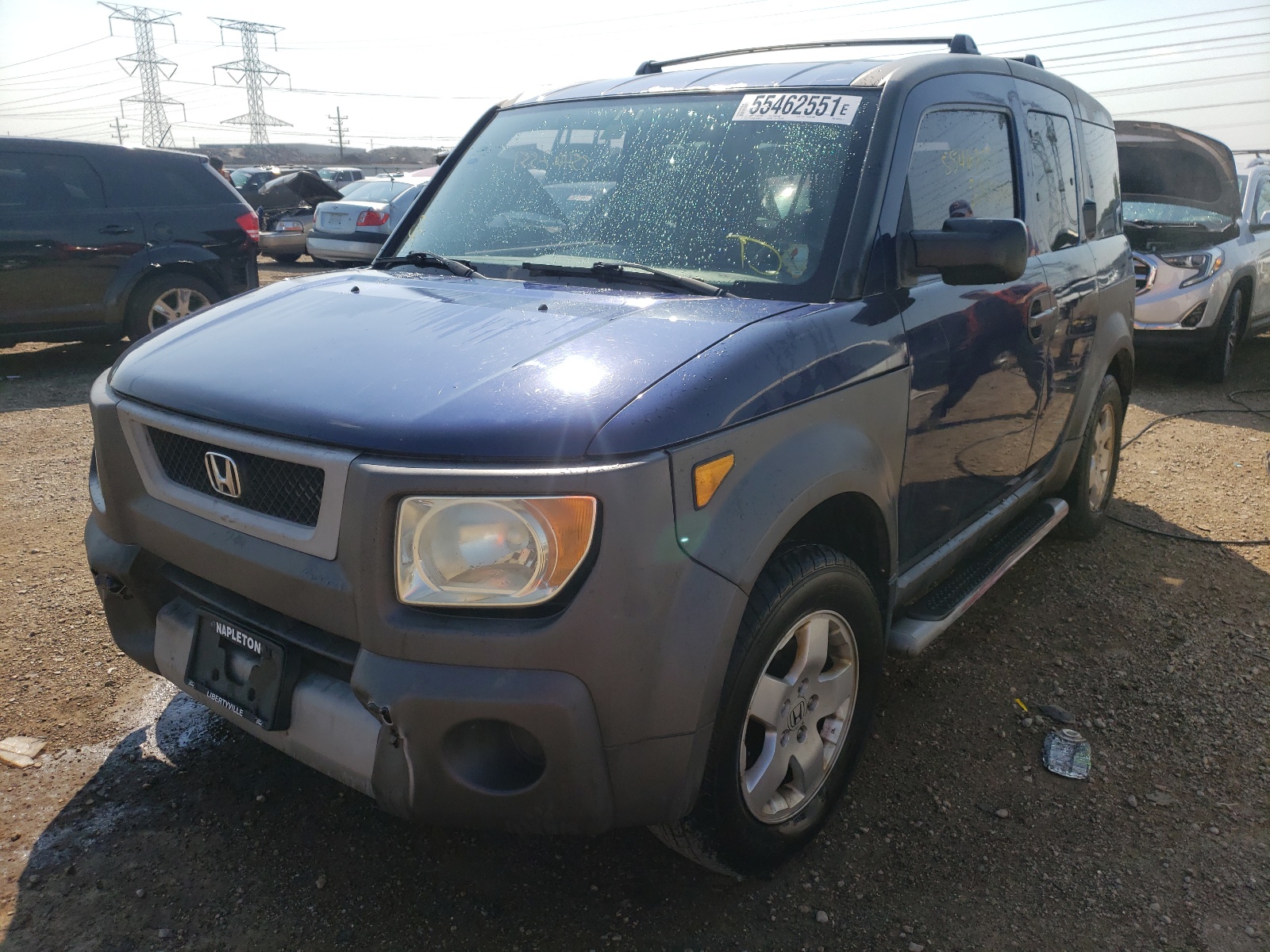 Photo 2 from auction – 2003 HONDA ELEMENT EX with VIN 5J6YH28523L029116