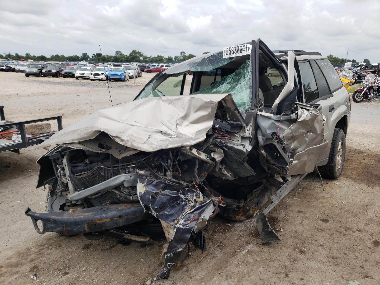 Photo 10 from auction – 2002 CHEVROLET TRAILBLAZE with VIN 1GNDS13S822499465