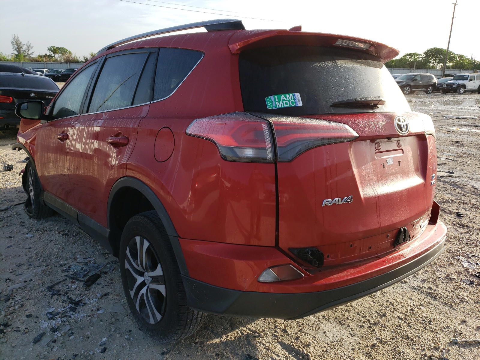 Photo 3 from auction – 2017 TOYOTA RAV4 LE with VIN 2T3BFREV0HW605191