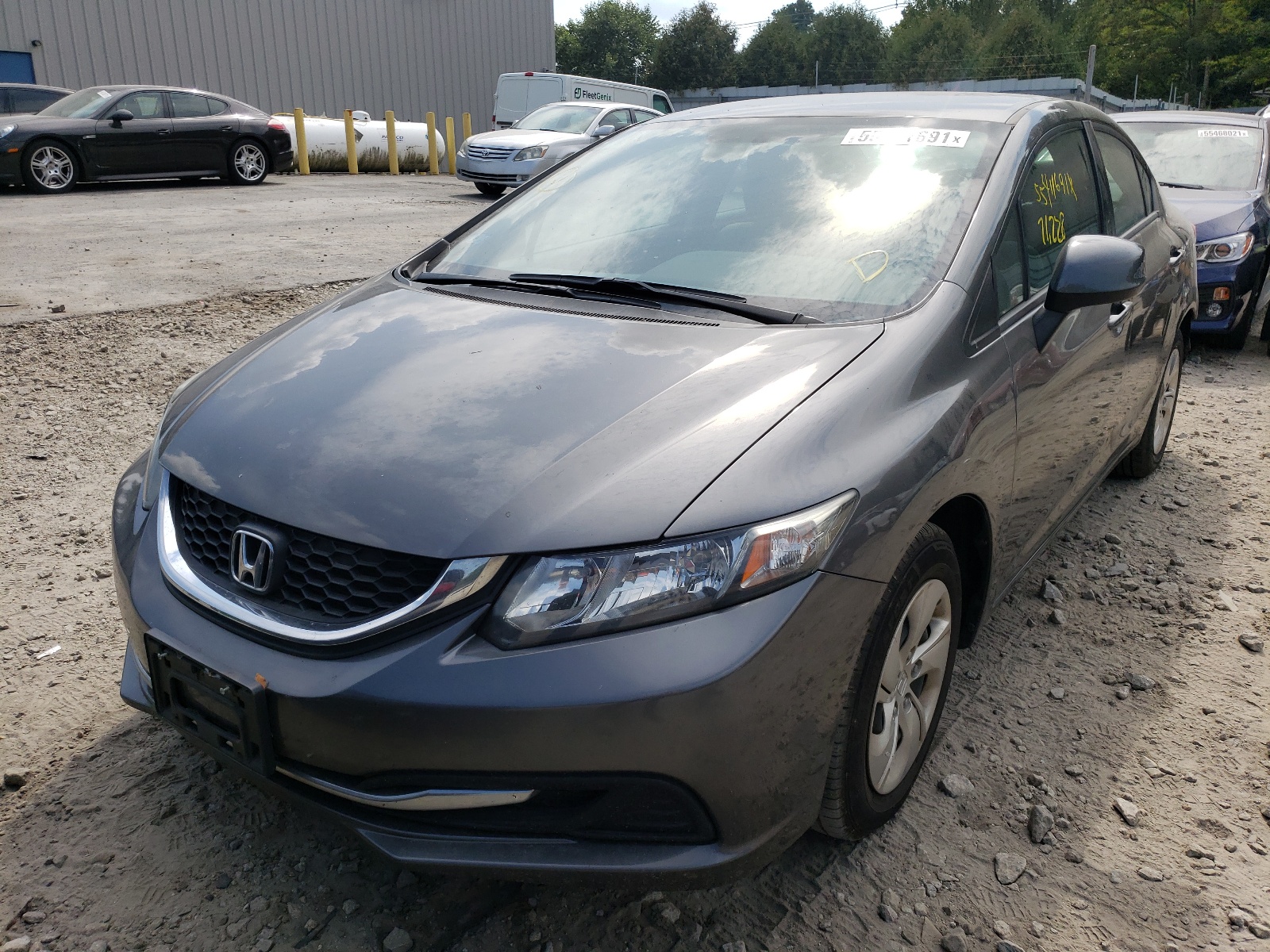 Photo 2 from auction – 2013 HONDA CIVIC LX with VIN 2HGFB2F5XDH569508