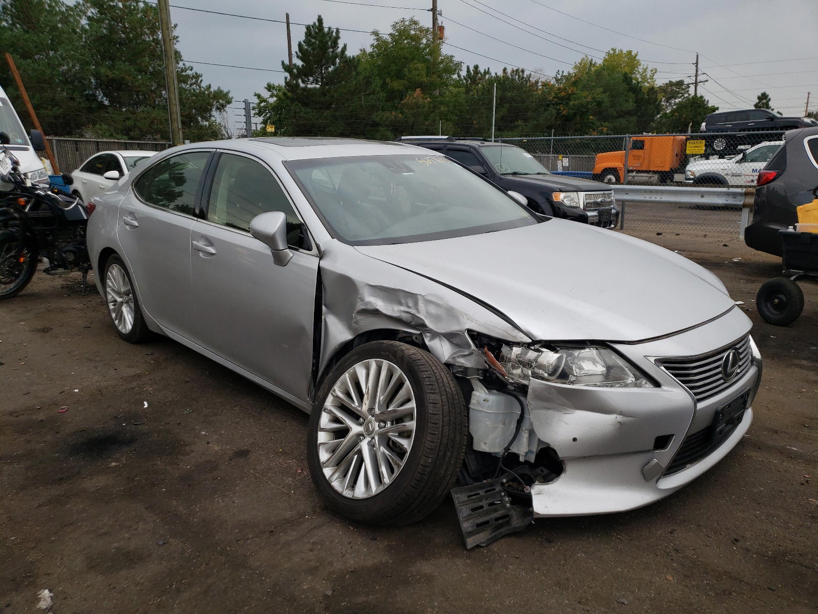 LEXUS ES 350 2013 with VIN JTHBK1GG7D2058000 - Photo from auction