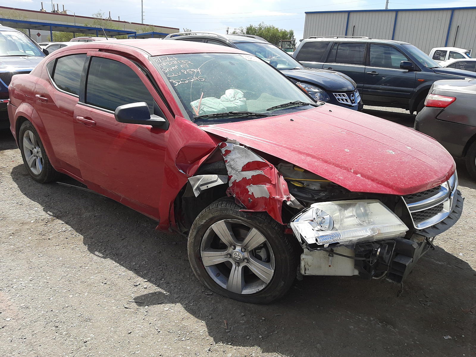 DODGE AVENGER SE 2014 with VIN 1C3CDZAB2EN133363 - Photo from auction