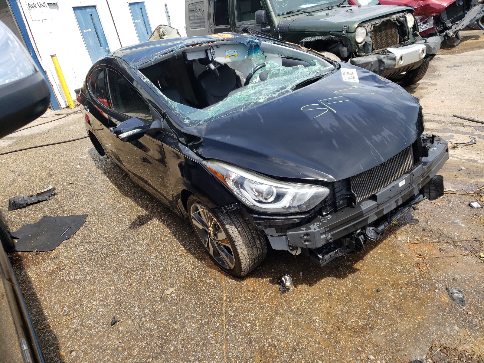 Photo 1 from auction – 2016 HYUNDAI ELANTRA with VIN KMHDH4AE8GU552257
