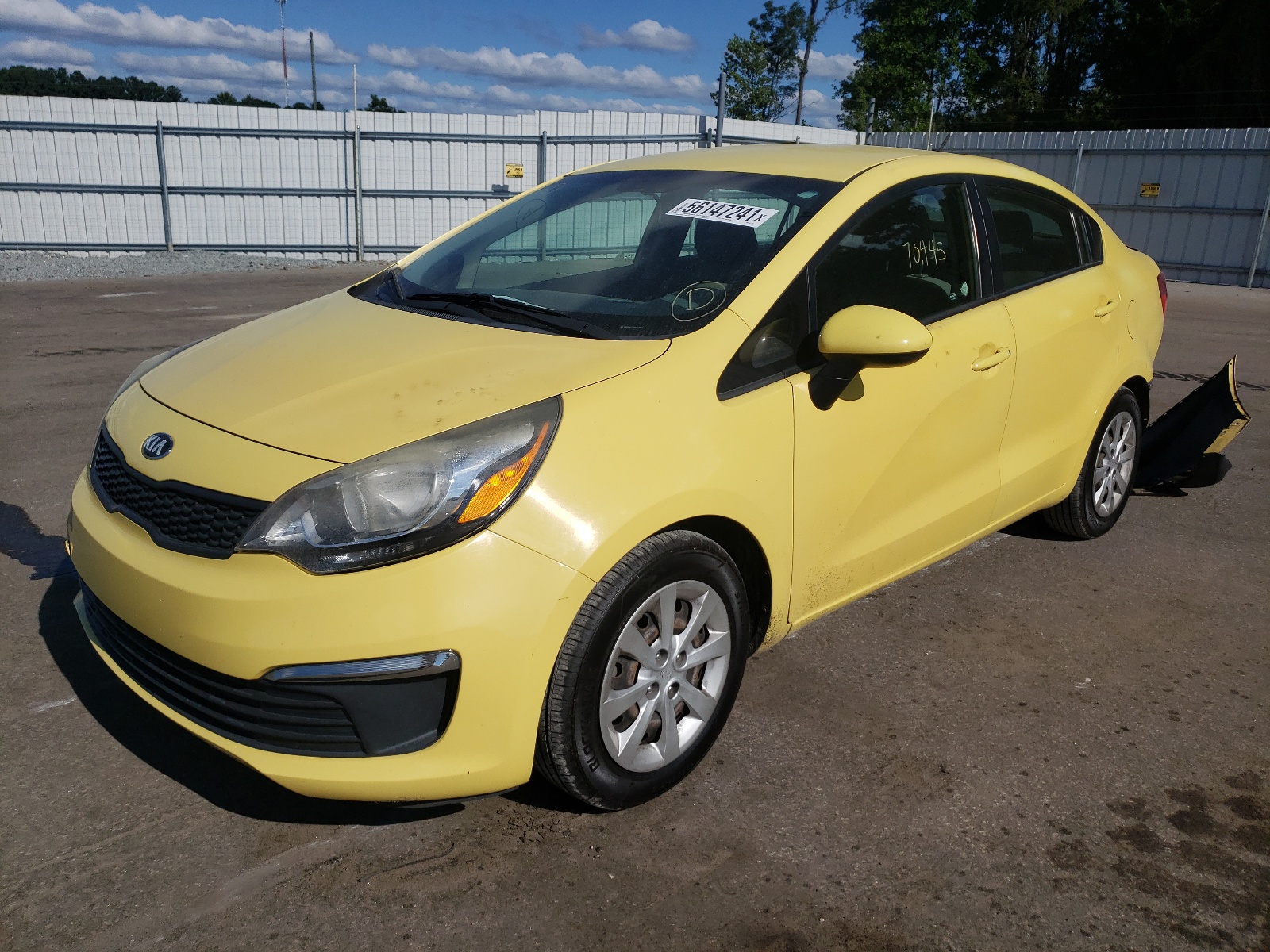 Photo 2 from auction – 2016 KIA RIO LX with VIN KNADM4A38G6577322