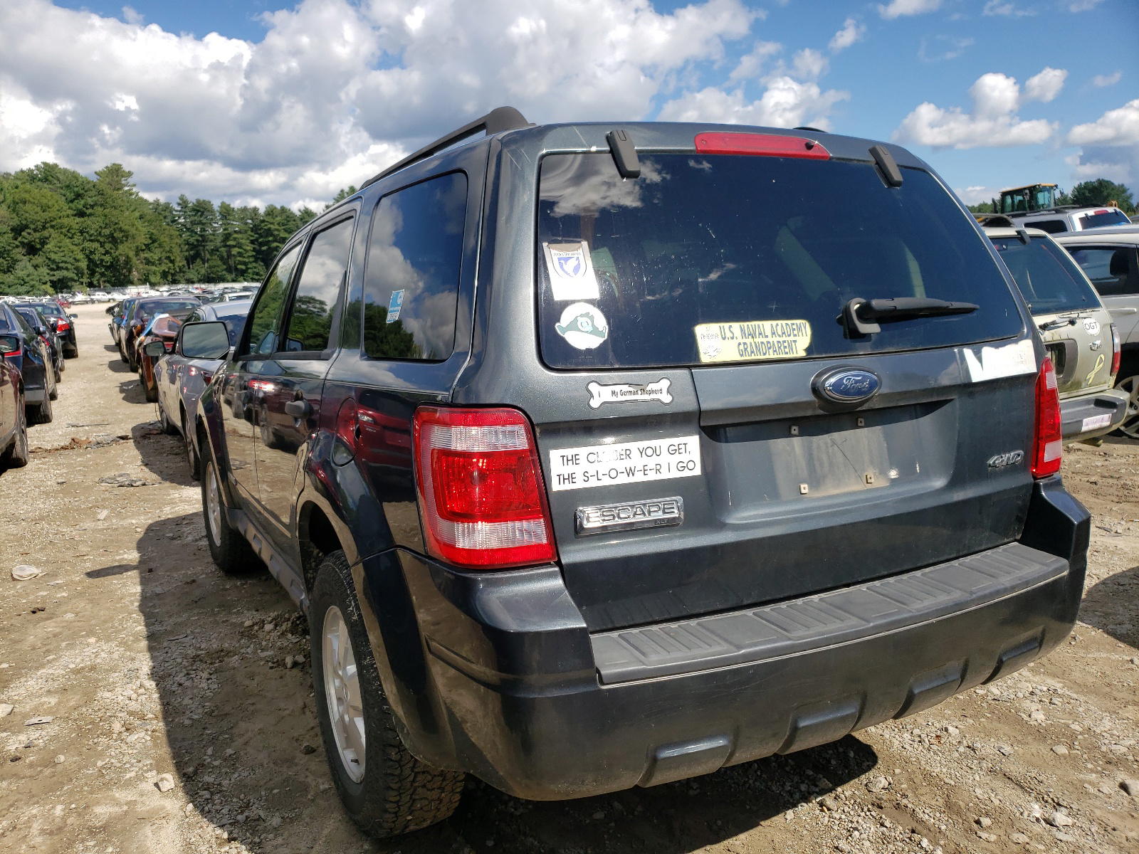 Photo 3 from auction – 2008 FORD ESCAPE XLT with VIN 1FMCU93138KC18858