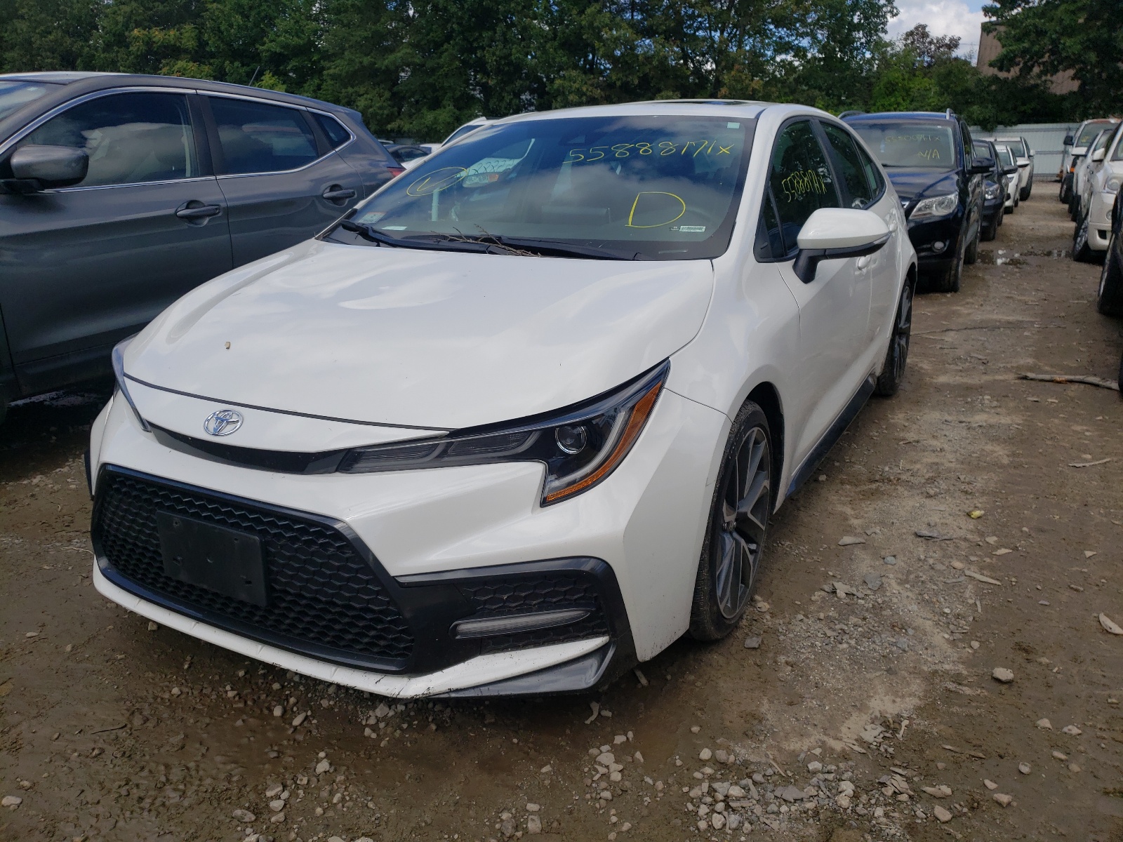 Photo 2 from auction – 2020 TOYOTA COROLLA SE with VIN 5YFP4RCE3LP028772