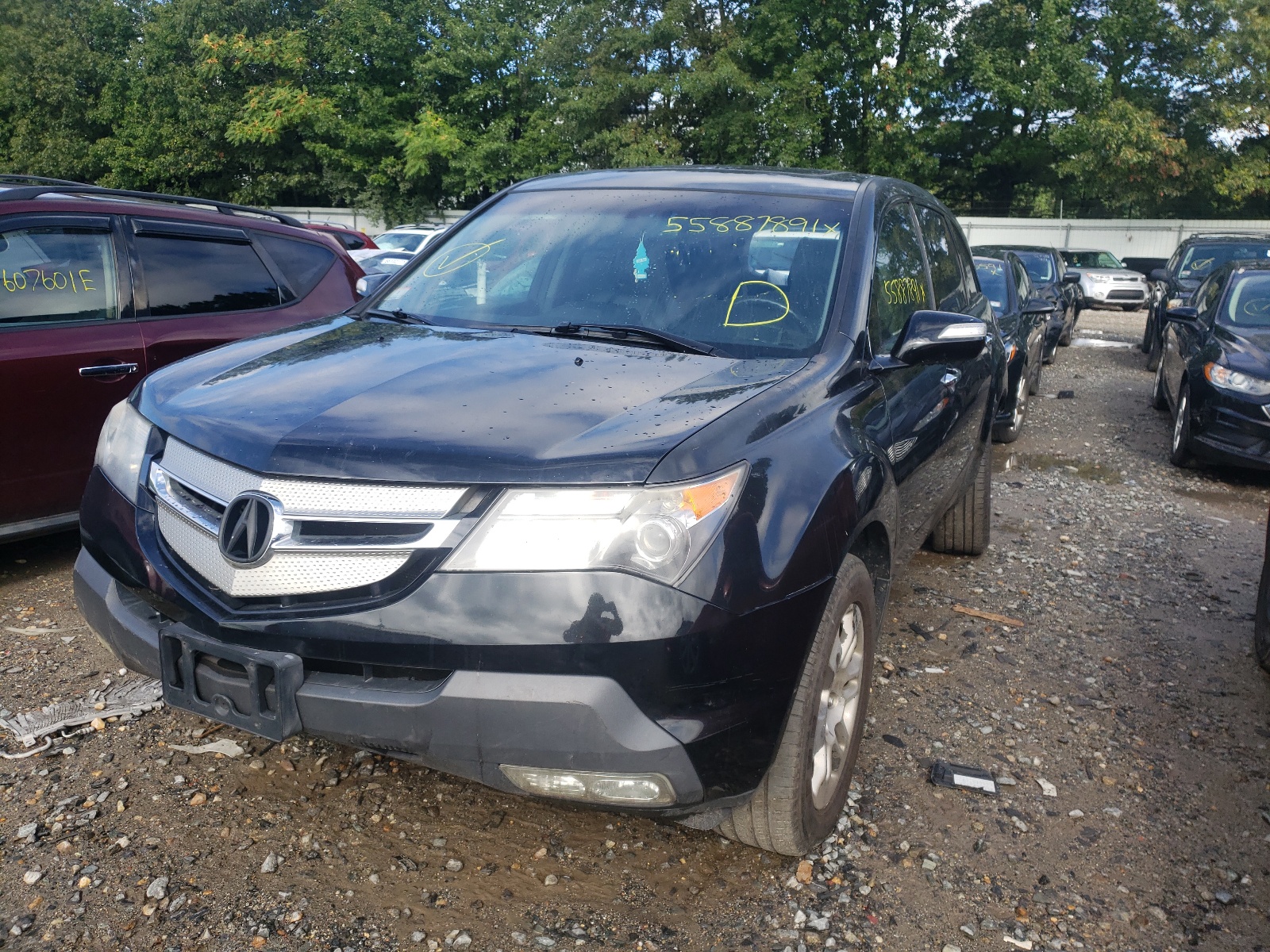 Photo 2 from auction – 2009 ACURA MDX TECHNO with VIN 2HNYD28459H524449