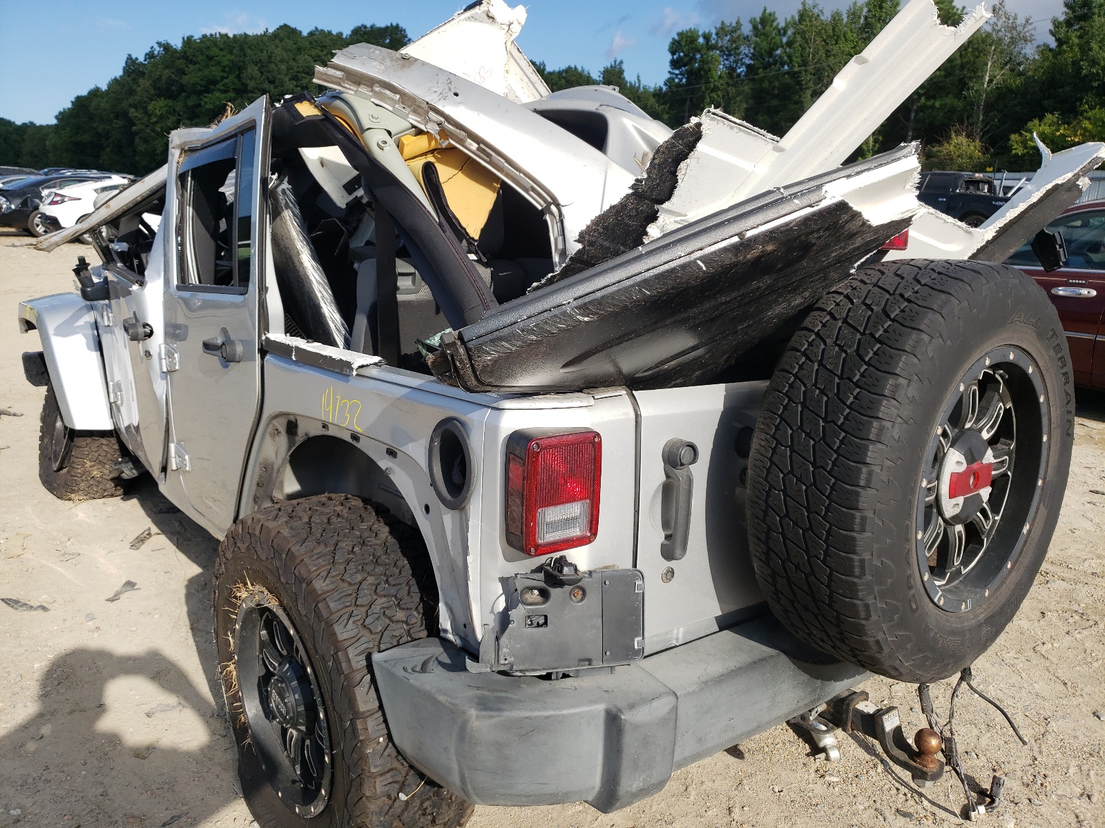 Photo 3 from auction – 2007 JEEP WRANGLER S with VIN 1J4GA59147L114624