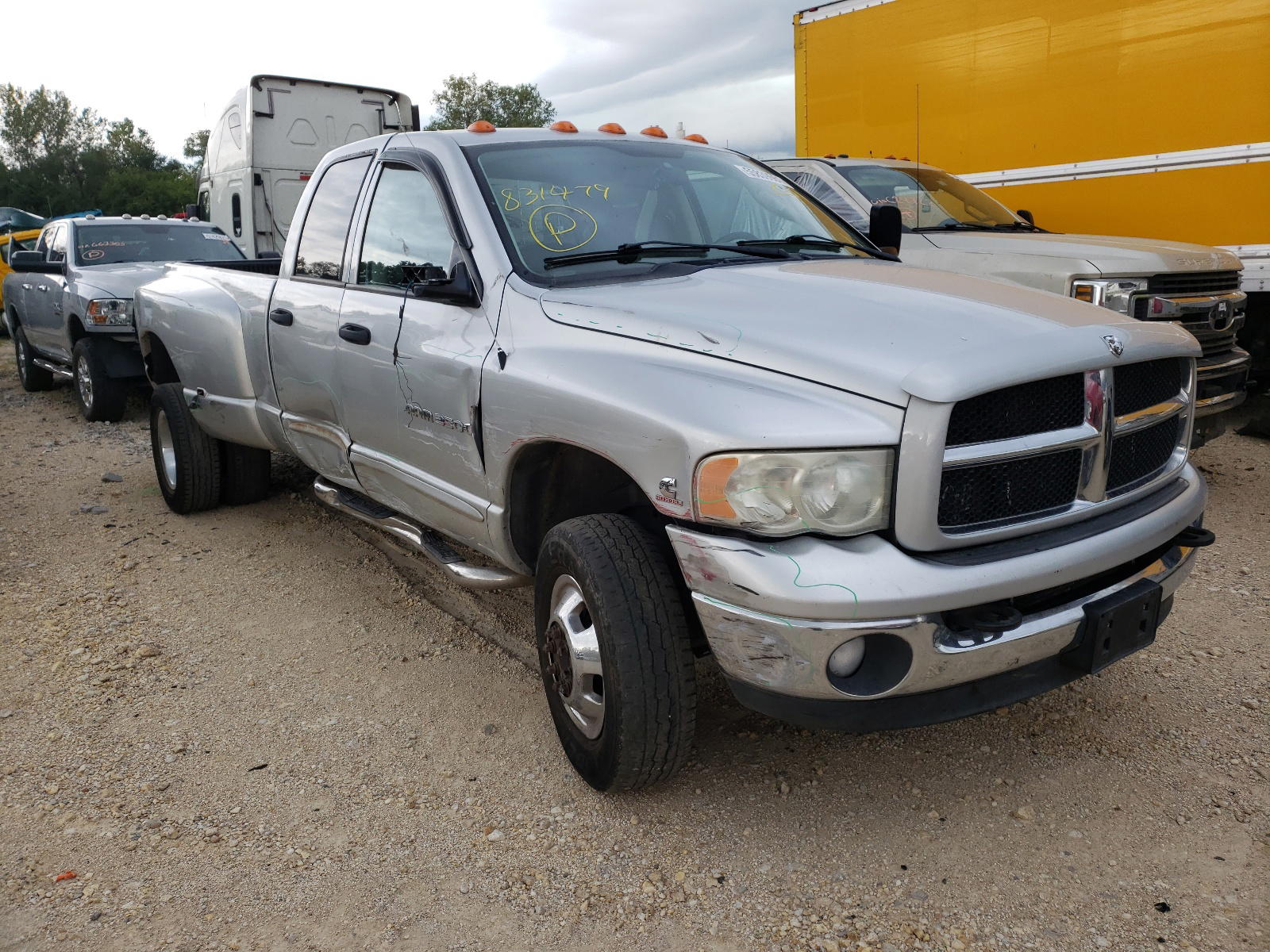 DODGE RAM 3500 S 2003 with VIN 3D7MU48C93G831479 - Photo from auction
