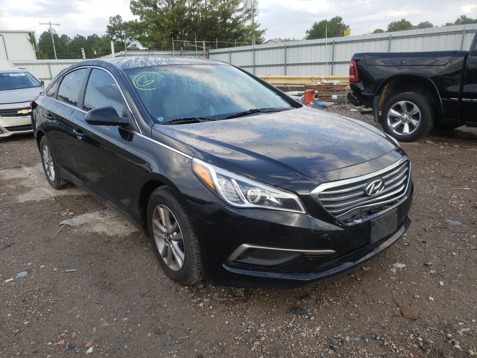 HYUNDAI SONATA SE 2016 with VIN 5NPE24AFXGH436054 - Photo from auction
