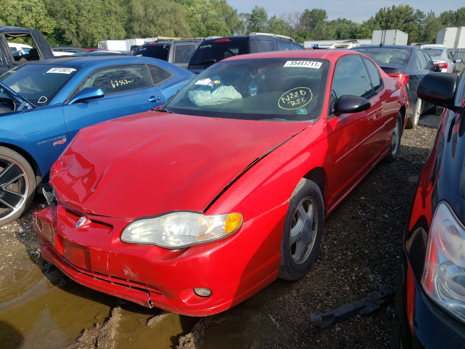 Photo 2 from auction – 2002 CHEVROLET MONTE CARL with VIN 2G1WX15K829128204