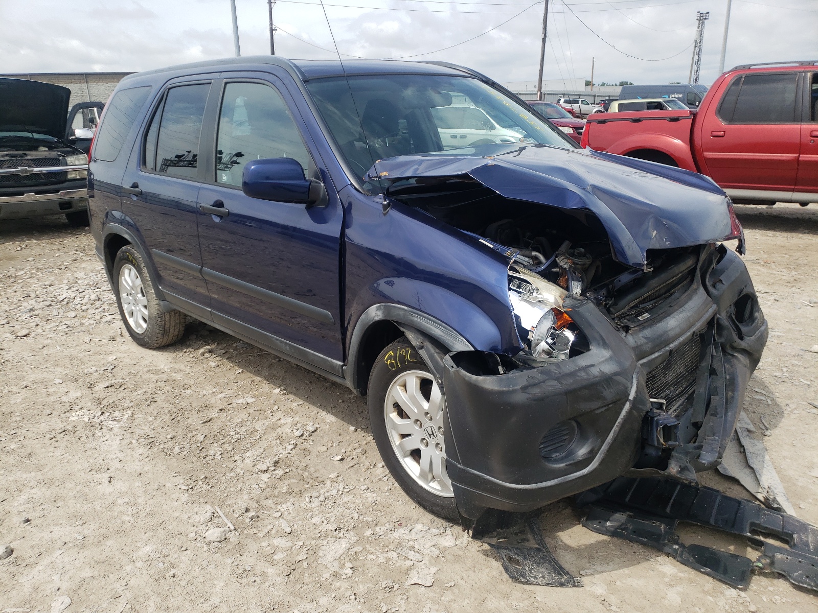 Photo 1 from auction – 2005 HONDA CR-V EX with VIN JHLRD788X5C009456
