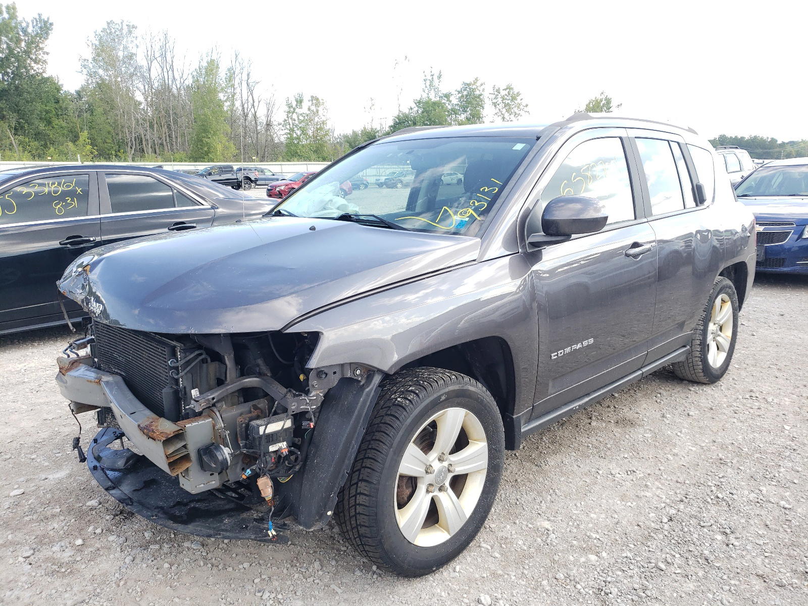 Photo 2 from auction – 2014 JEEP COMPASS LA with VIN 1C4NJCEB8ED888088