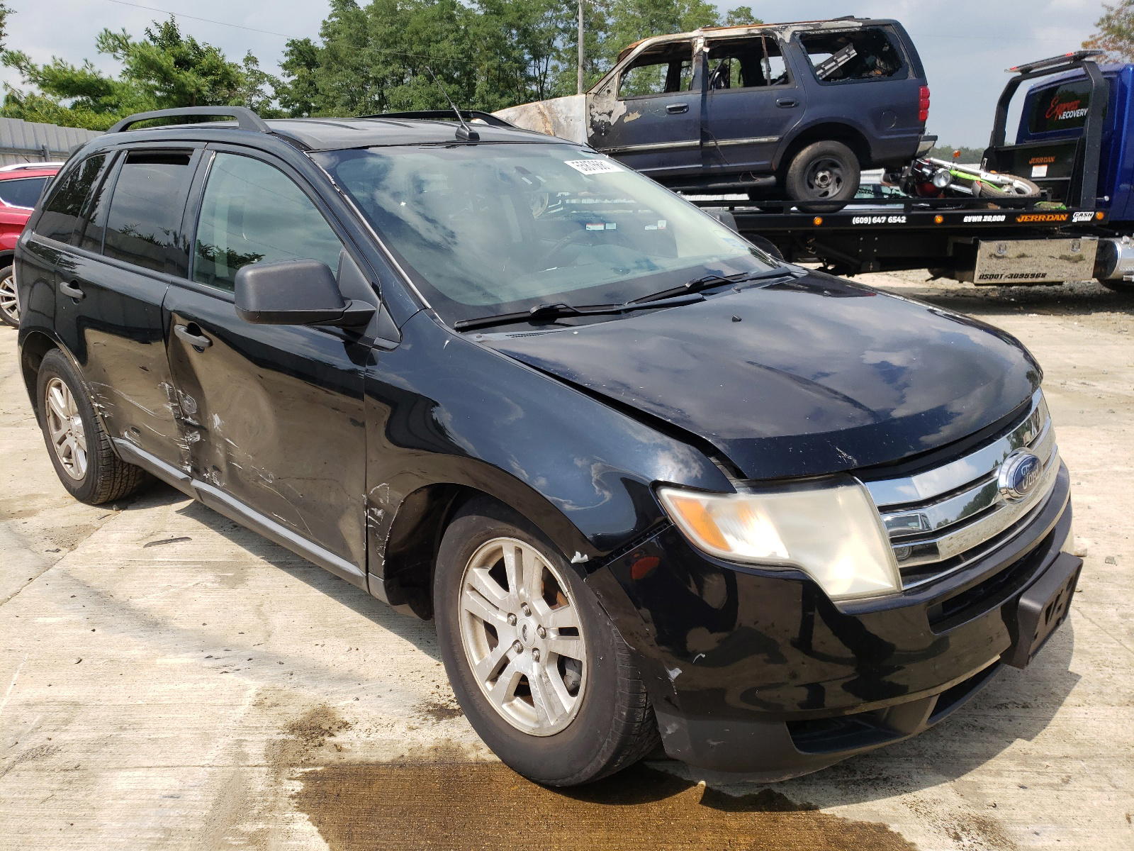 FORD EDGE SE 2008 with VIN 2FMDK36CX8BA11365 - Photo from auction
