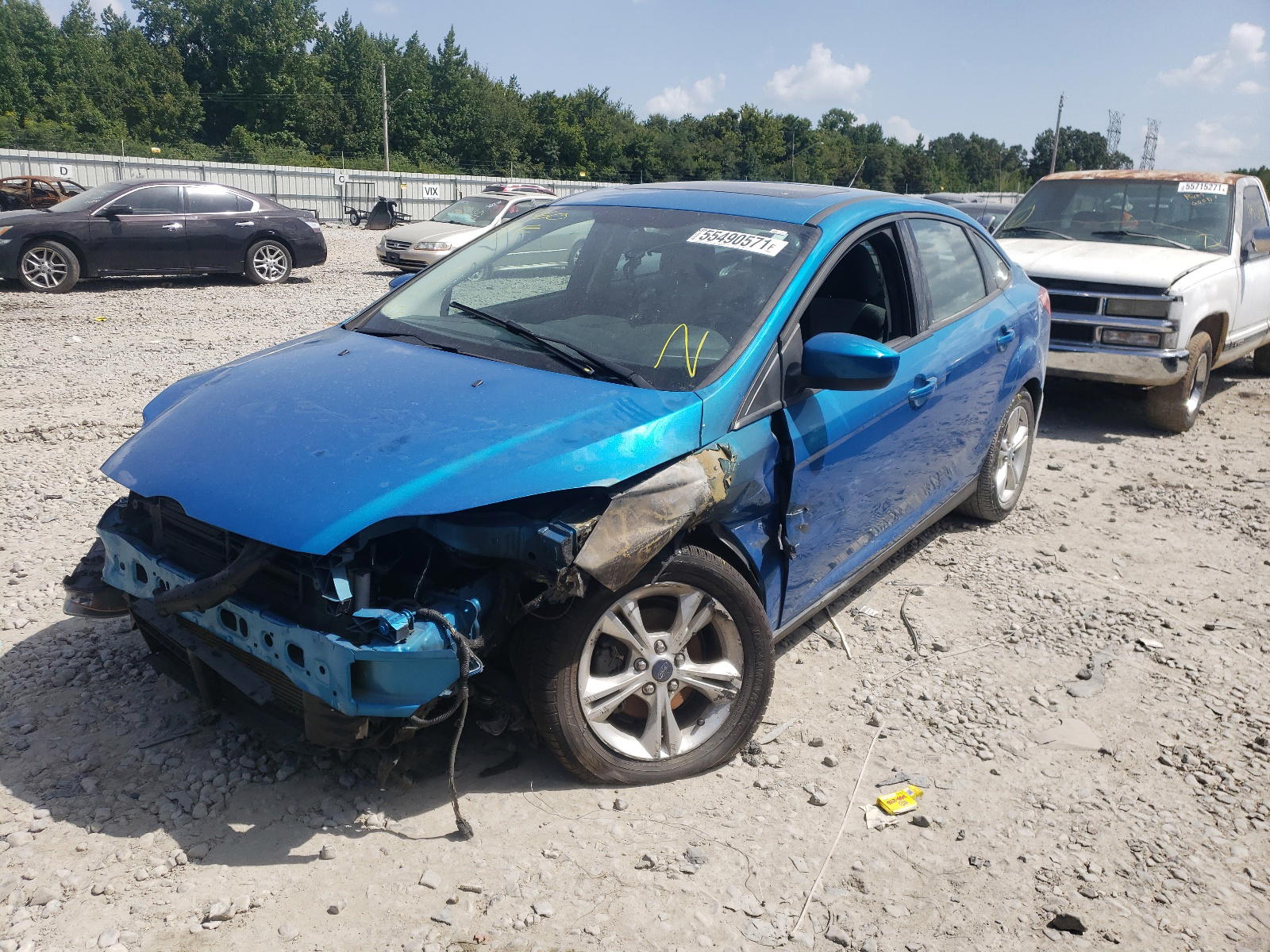 Photo 2 from auction – 2012 FORD FOCUS SE with VIN 1FAHP3F28CL441585