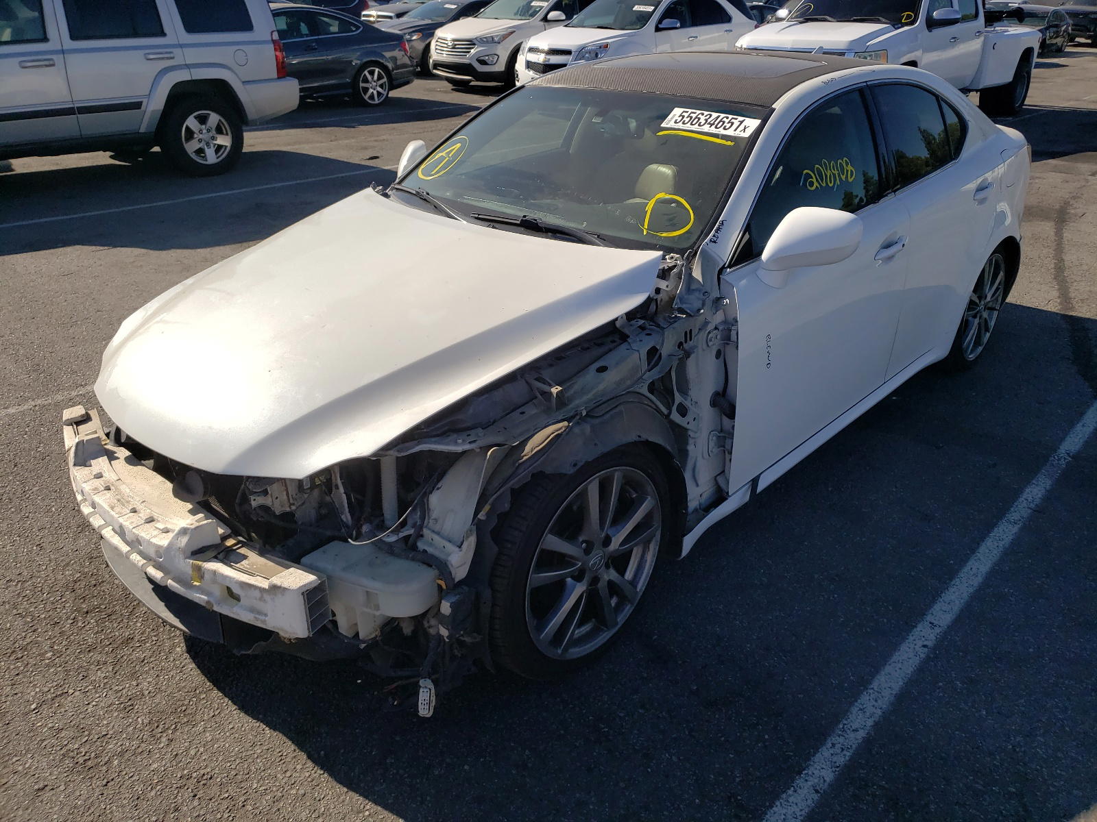 Photo 2 from auction – 2007 LEXUS IS 250 with VIN JTHBK262672027031