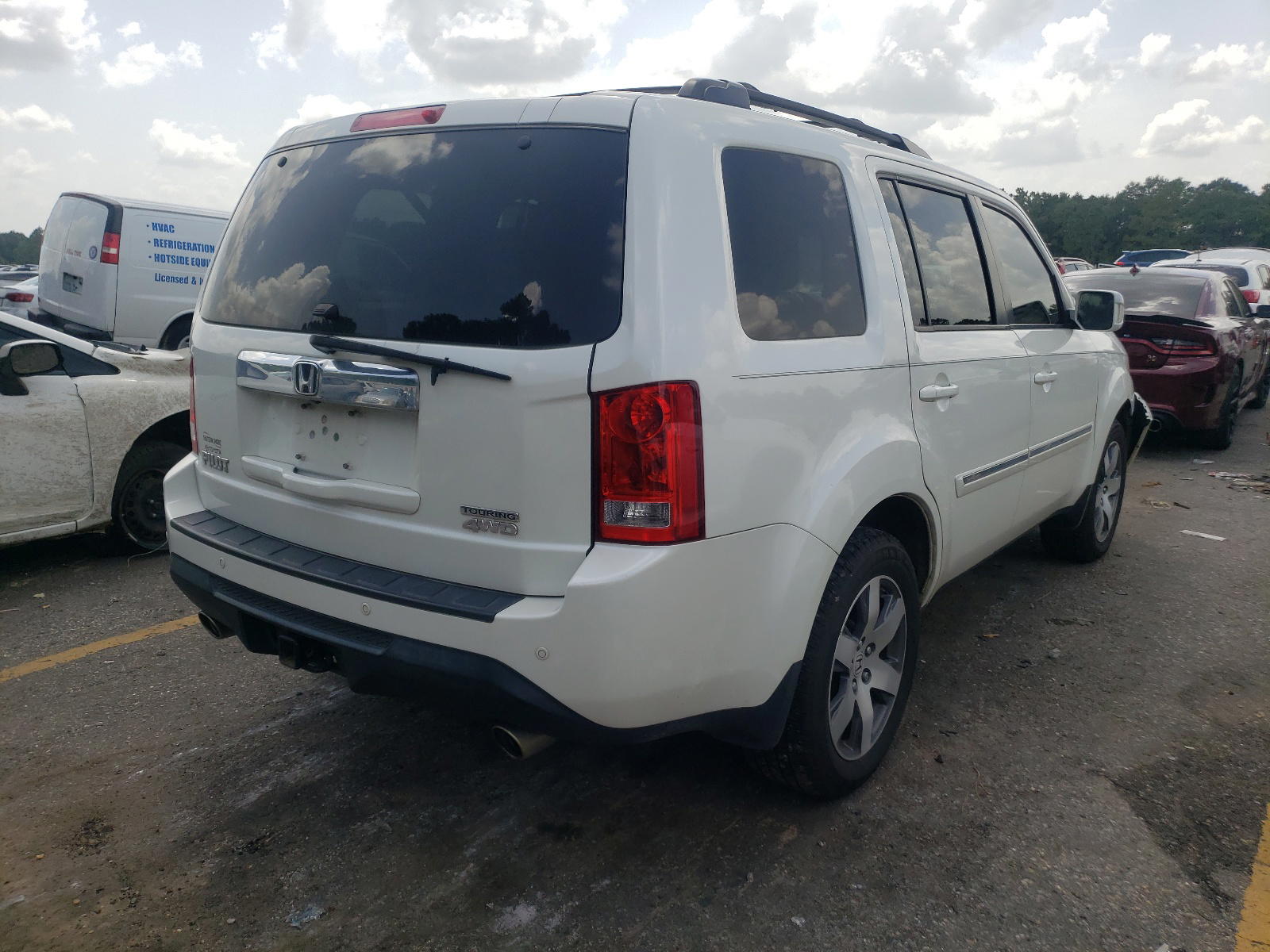 Photo 4 from auction – 2014 HONDA PILOT EXL with VIN 5FNYF4H97EB042766