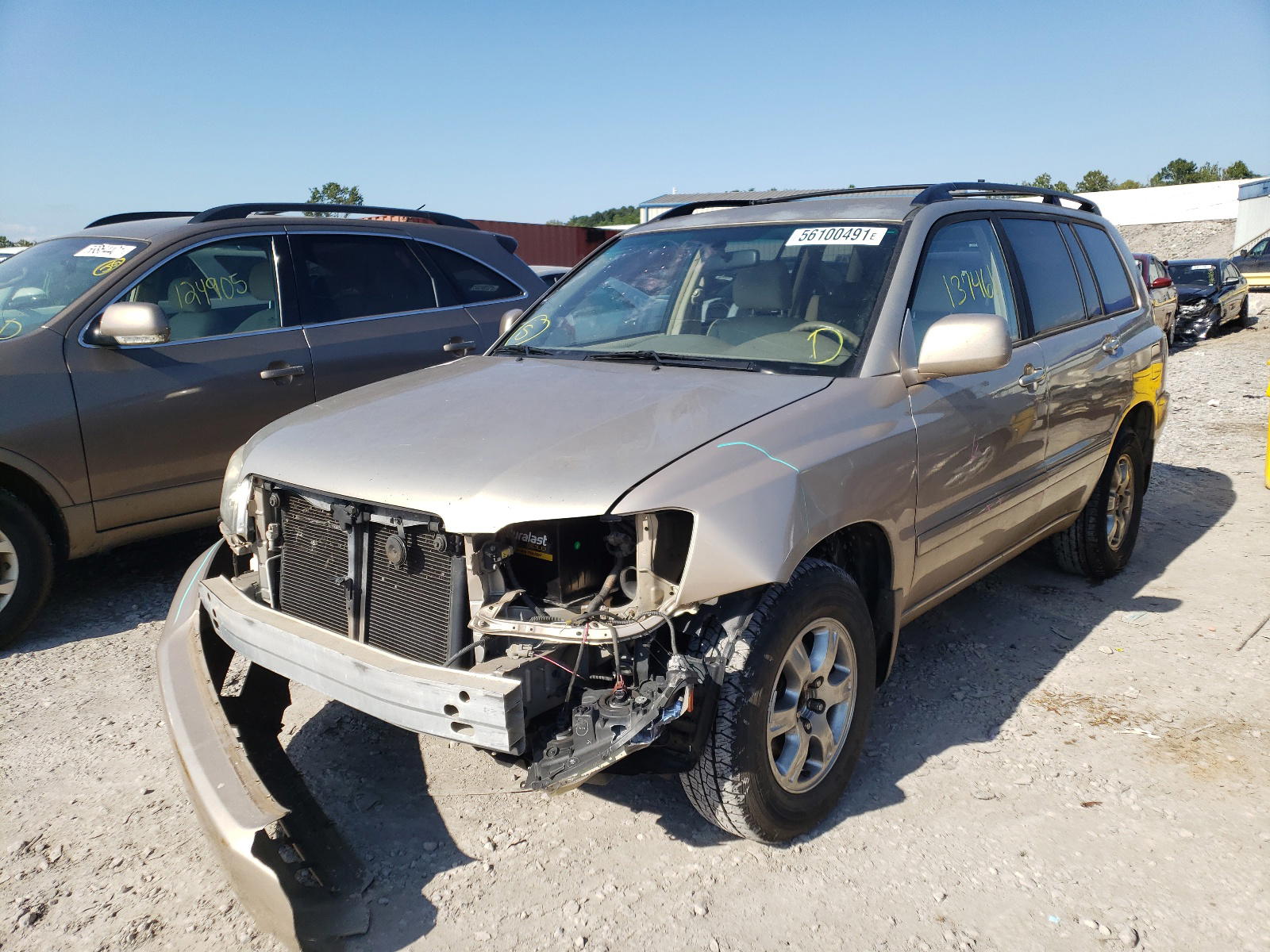 Photo 2 from auction – 2006 TOYOTA HIGHLANDER with VIN JTEGP21A660110181