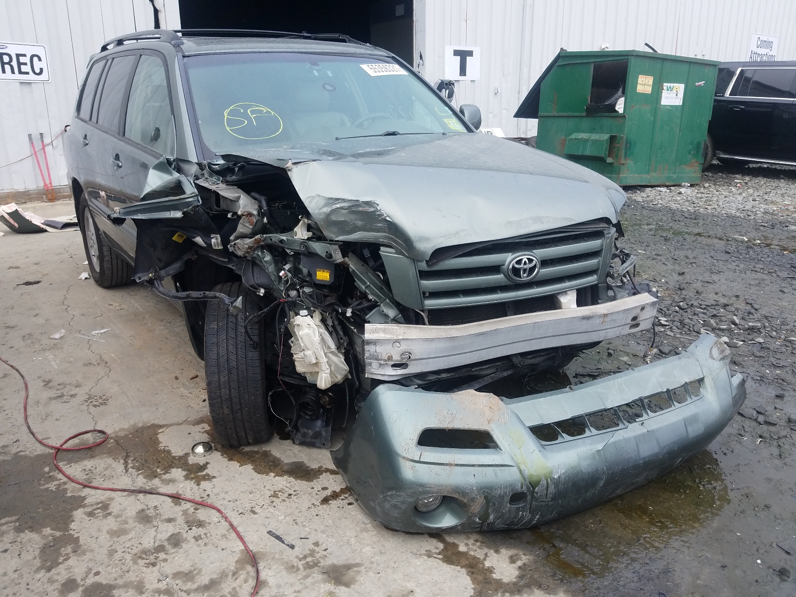 TOYOTA HIGHLANDER 2005 with VIN JTEEP21A150124396 - Photo from auction