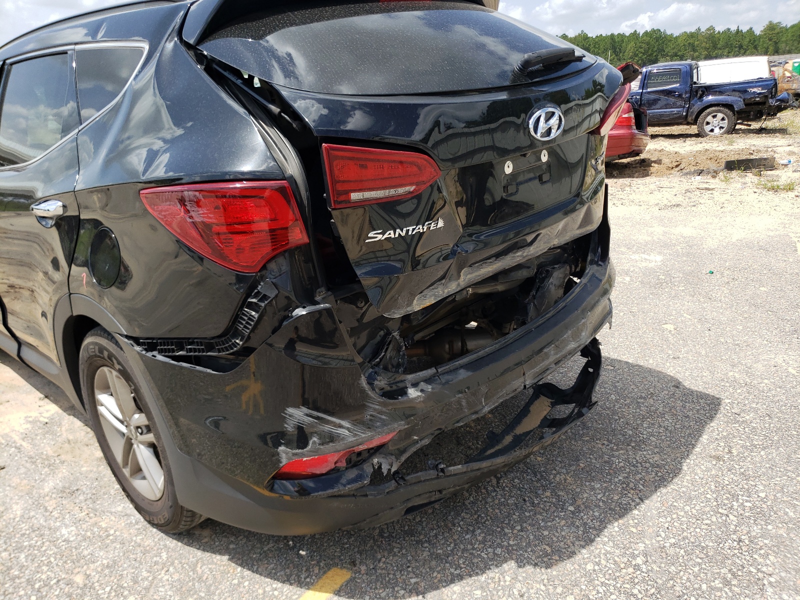 Photo 9 from auction – 2017 HYUNDAI SANTA FE S with VIN 5NMZU3LBXHH031956