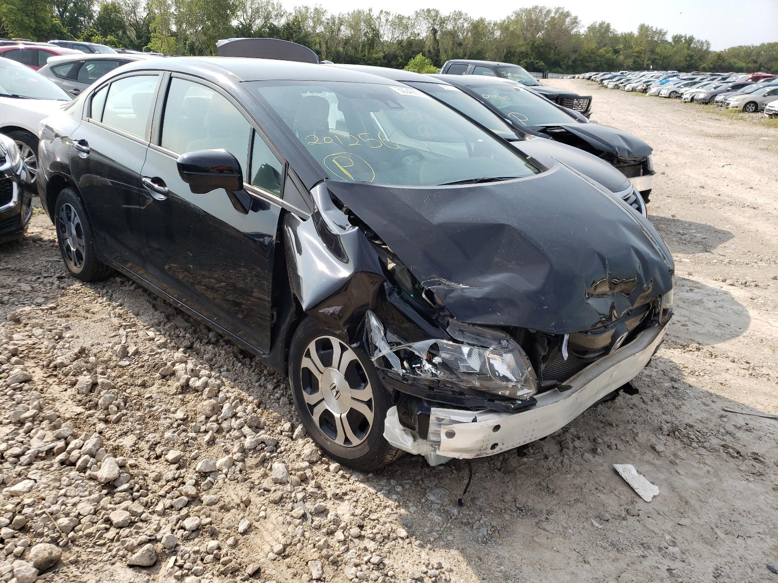 HONDA CIVIC HYBR 2015 with VIN 19XFB4F22FE201256 - Photo from auction