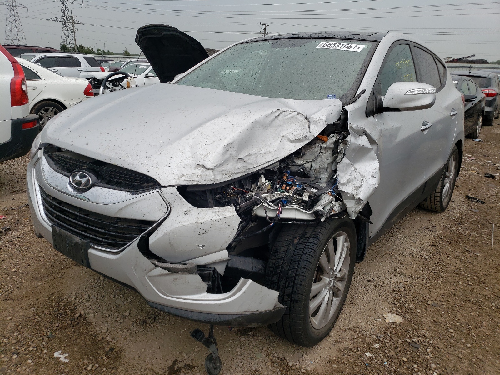Photo 2 from auction – 2011 HYUNDAI TUCSON GLS with VIN KM8JUCAC2BU293054