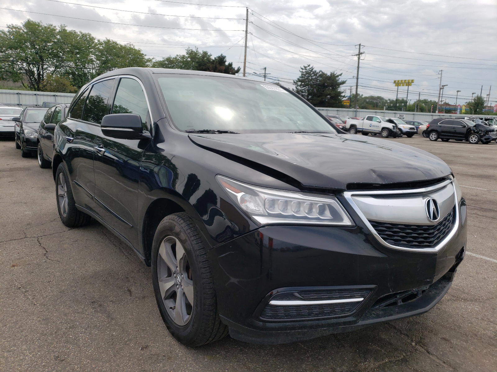 ACURA MDX 2014 with VIN 5FRYD4H21EB003842 - Photo from auction